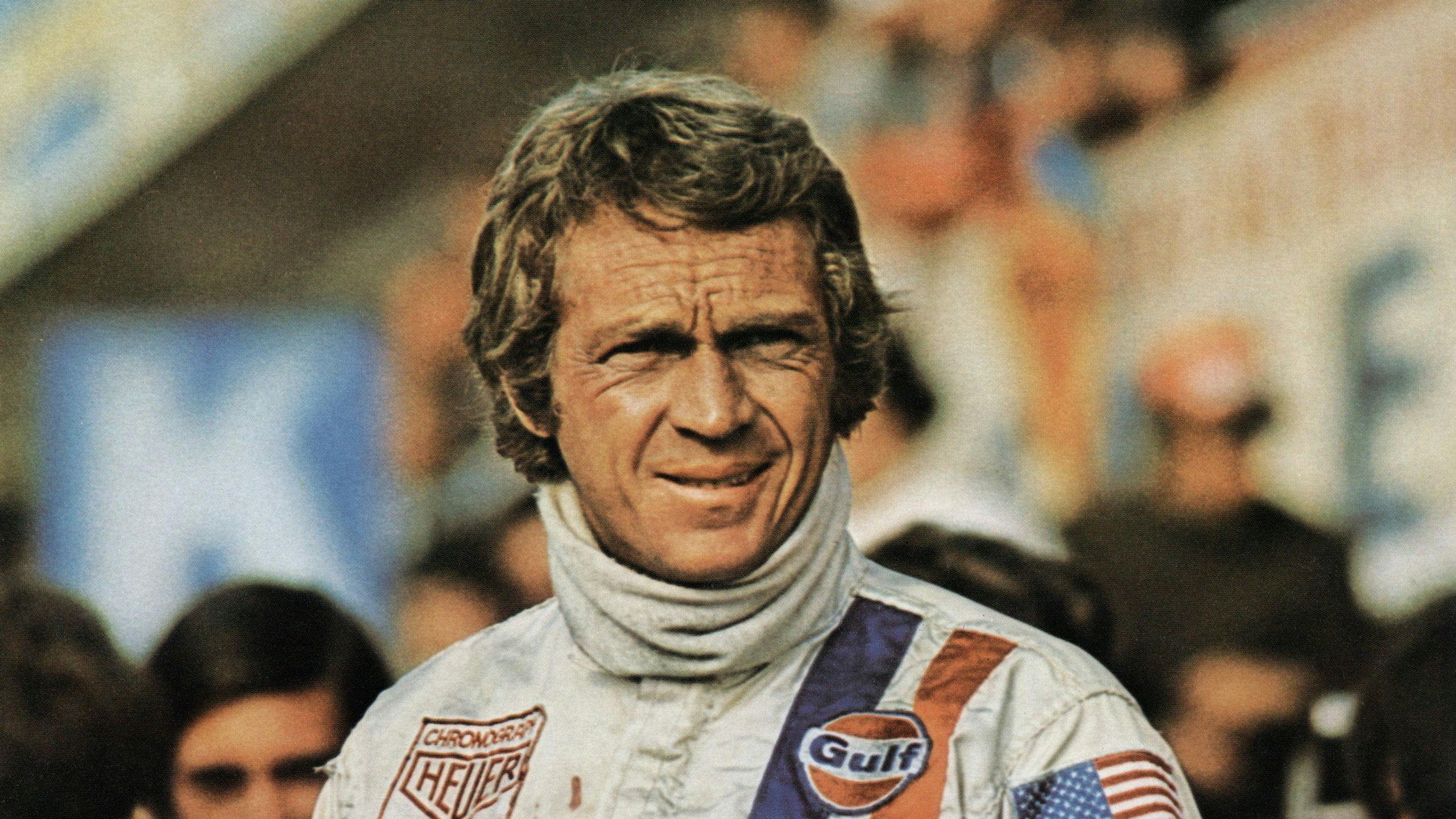 Imagen del actor Steve McQueen durante su participación en Le Mans en 1971
