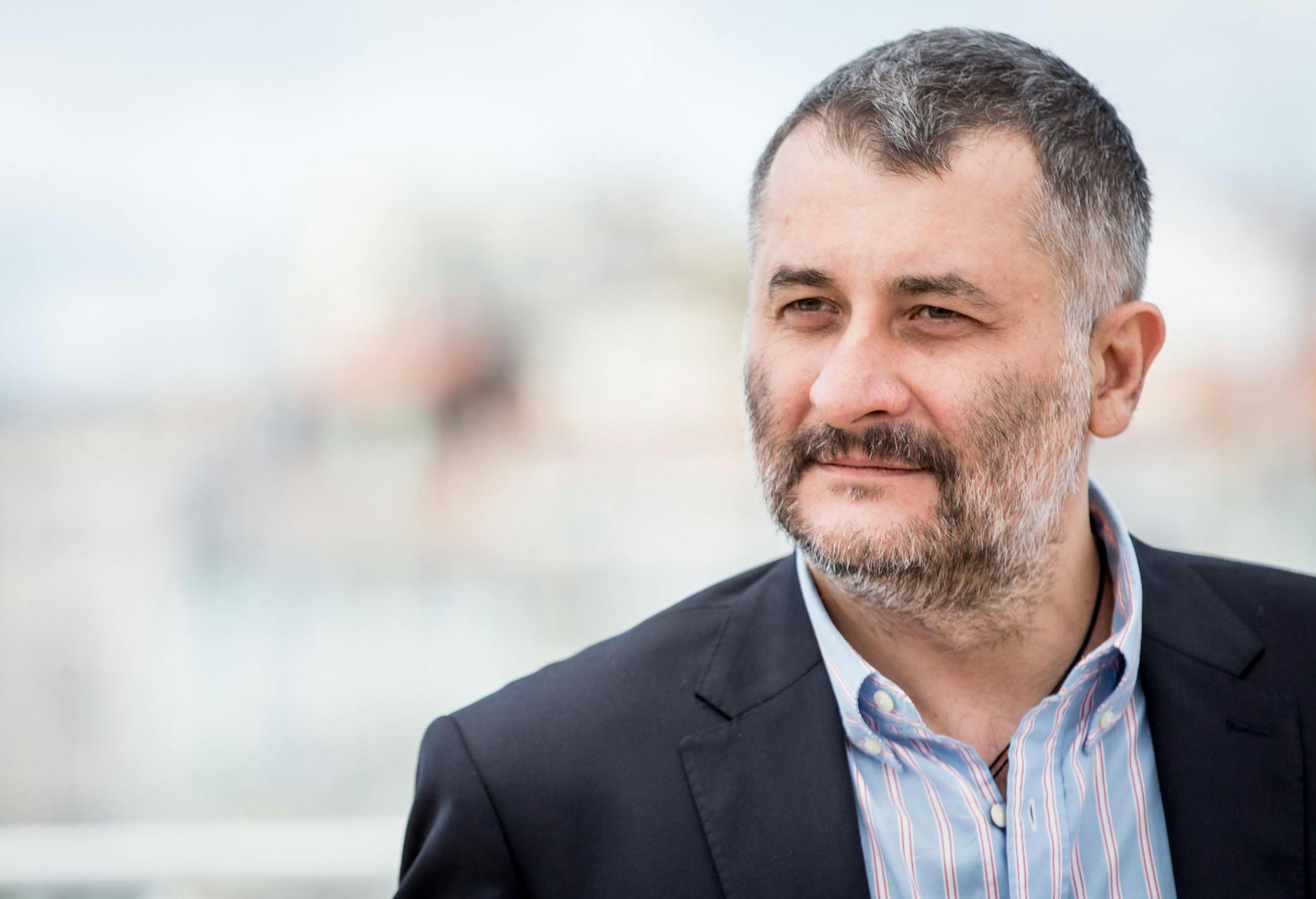 El realizador rumano Cristi Puiu en Cannes en 2016