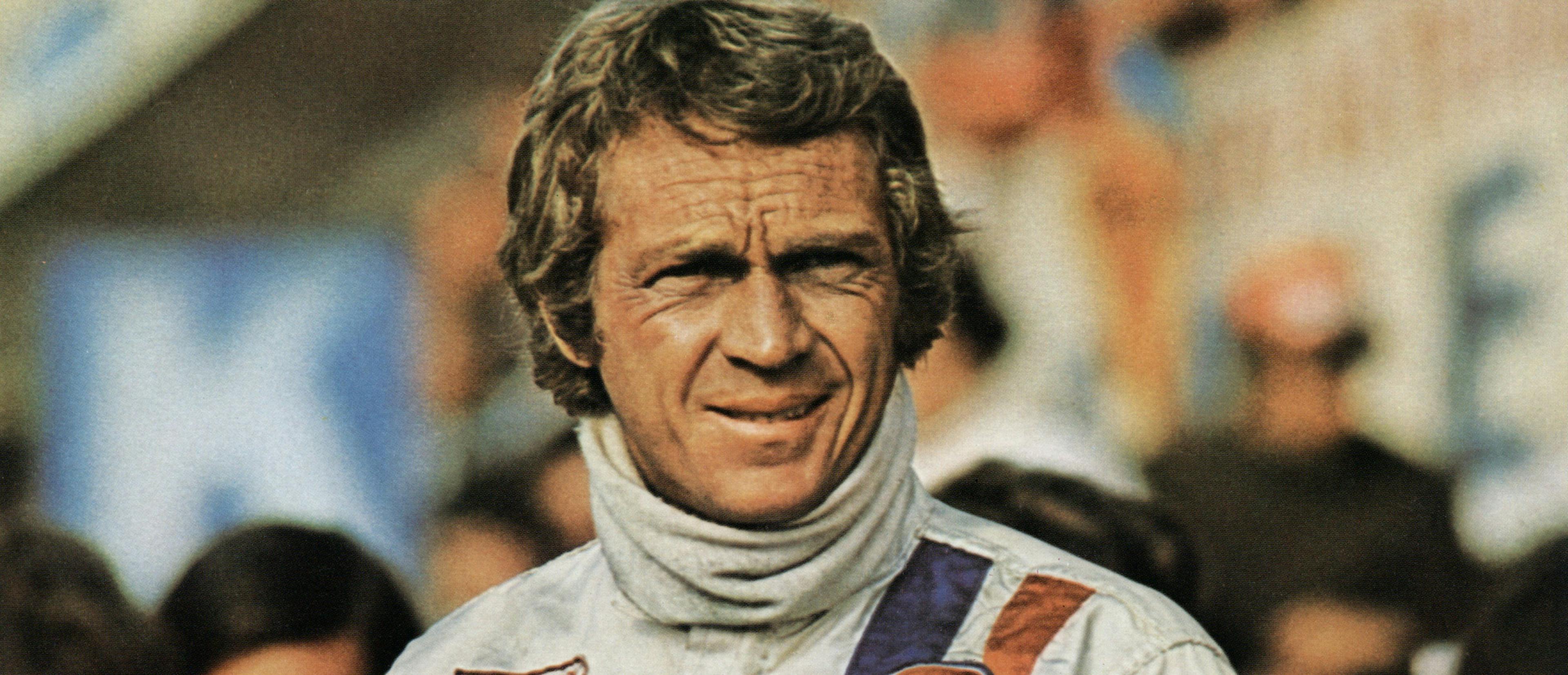 Imagen del actor Steve McQueen durante su participación en Le Mans en 1971