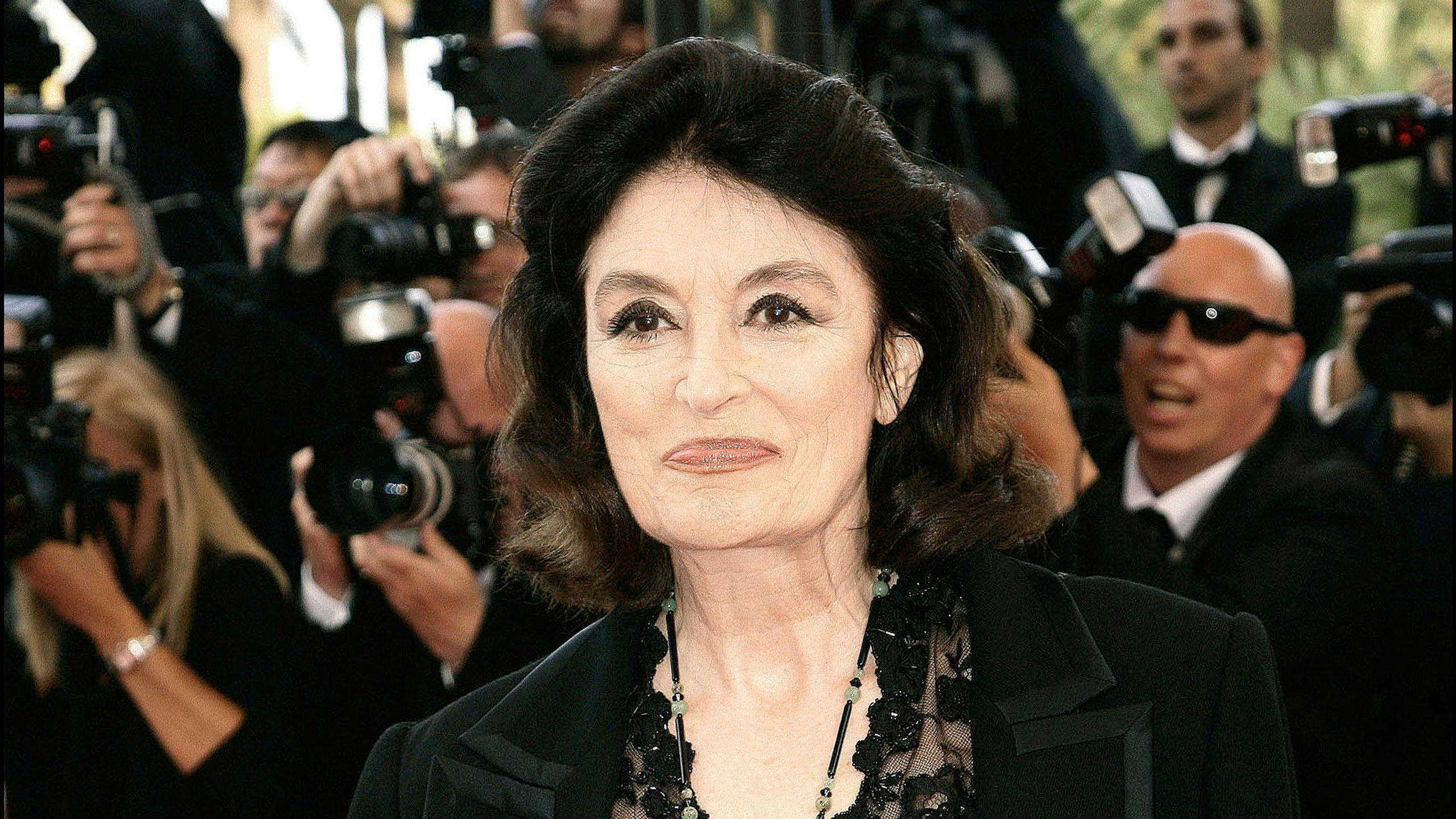La actriz francesa Anouk Aimée en el Festival de Cannes de 2006