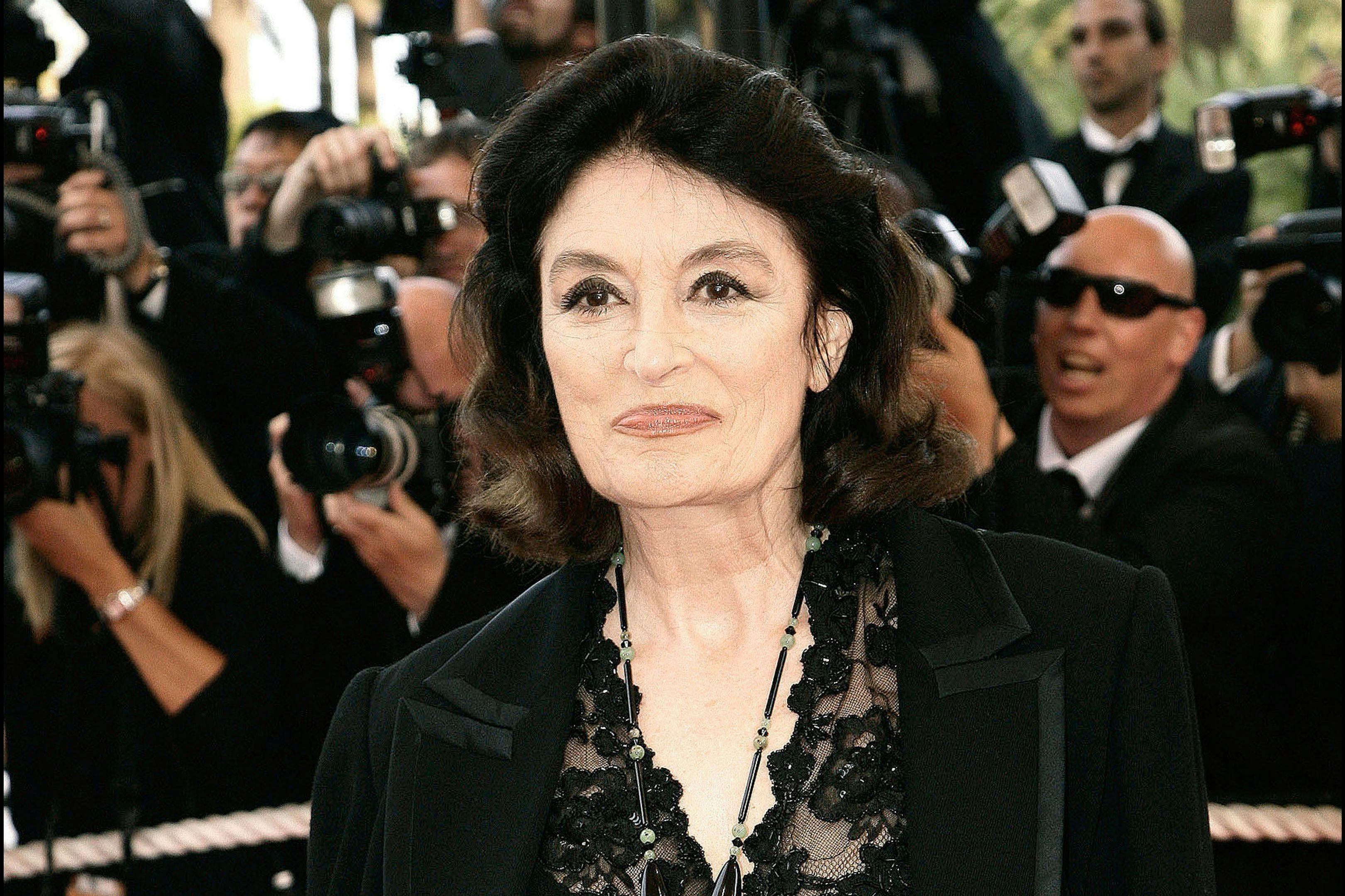 La actriz francesa Anouk Aimée en el Festival de Cannes de 2006