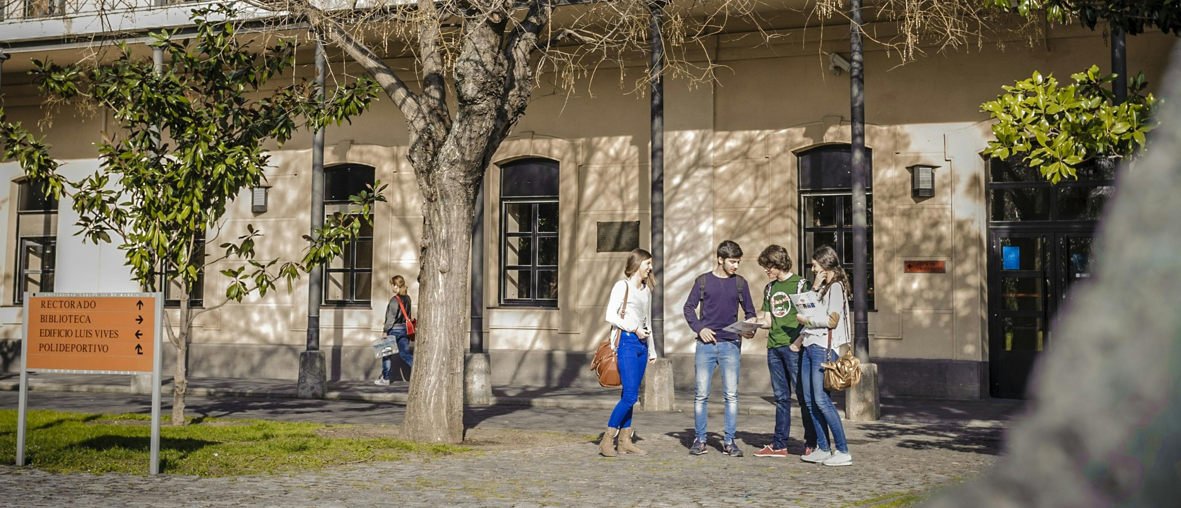 Imagen de ambiente del campus de Getafe de la Universidad Carlos III