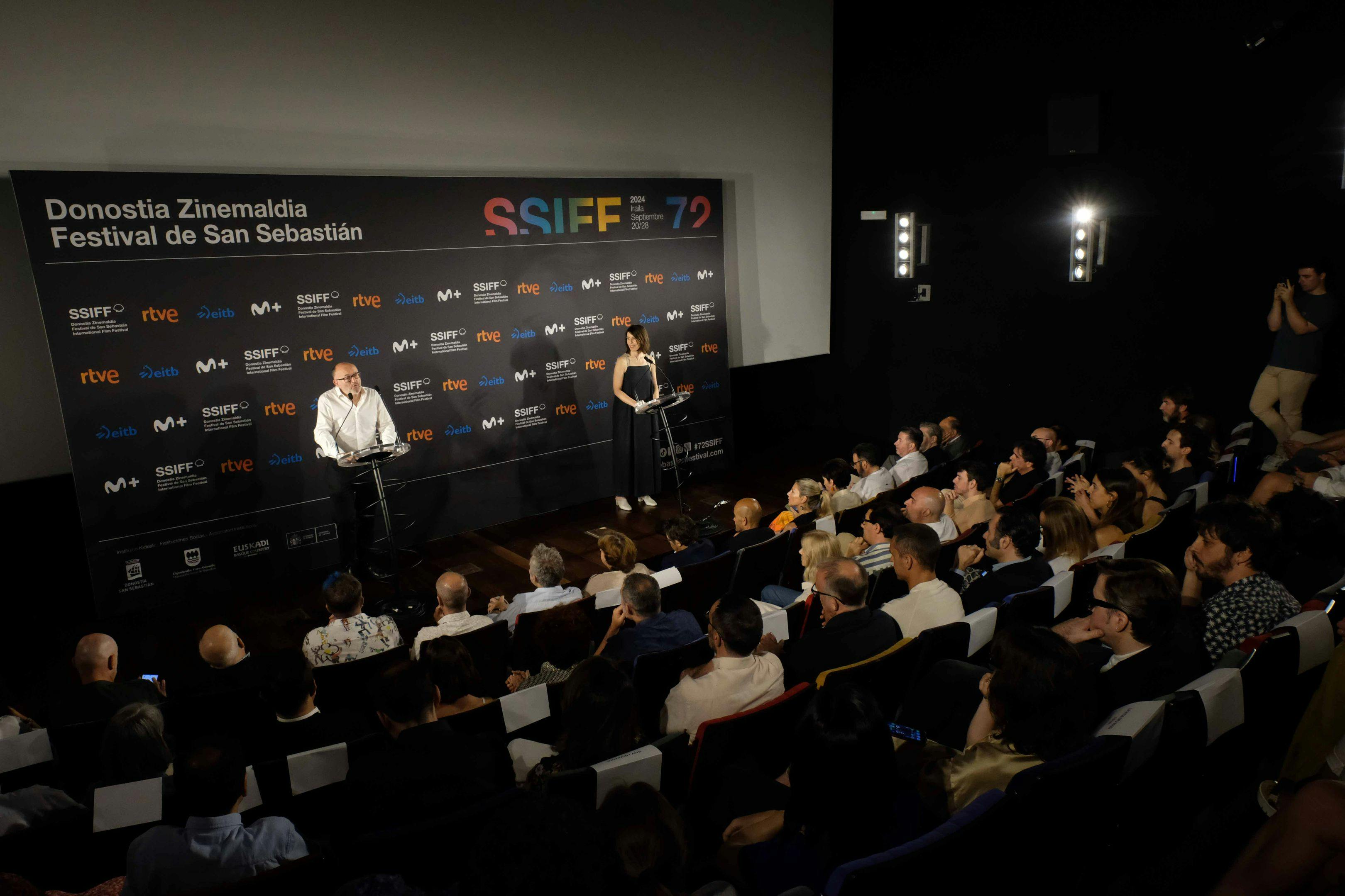 José Luis Rebordinos y Ruth Pérez de Anucita anuncian las películas y series españolas de la 72 edición del Festival de San Sebastián