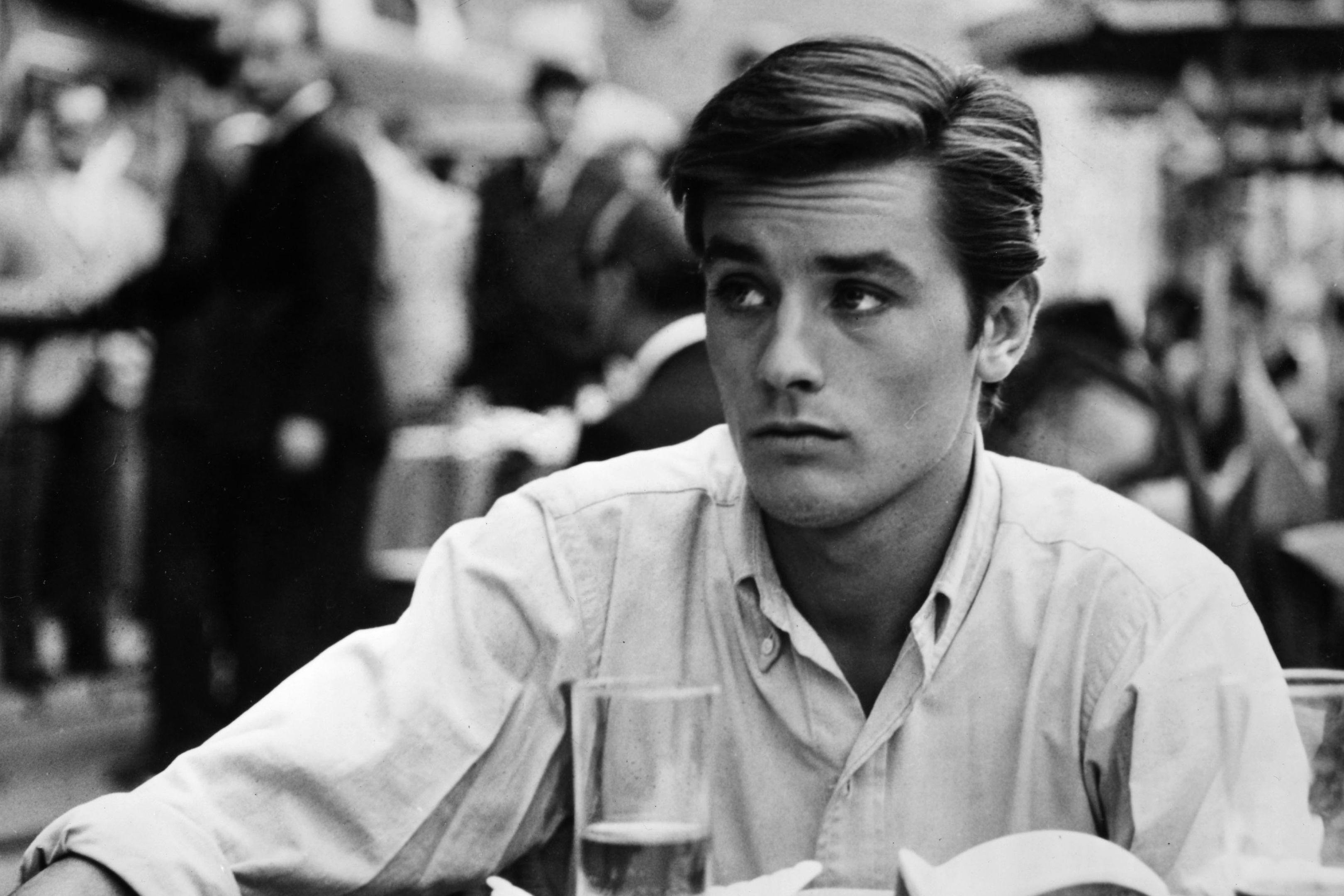 El actor Alain Delon, en una fotografía de rodaje de la película 'A pleno sol' tomada en 1959