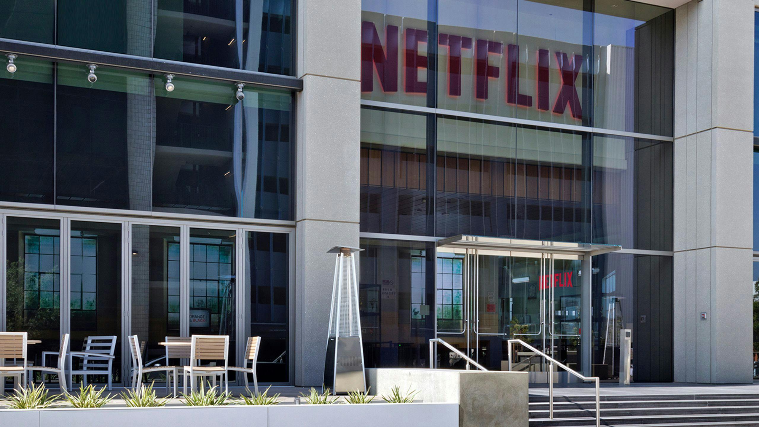 Fotografía de las oficinas centrales de Netflix en Los Ángeles
