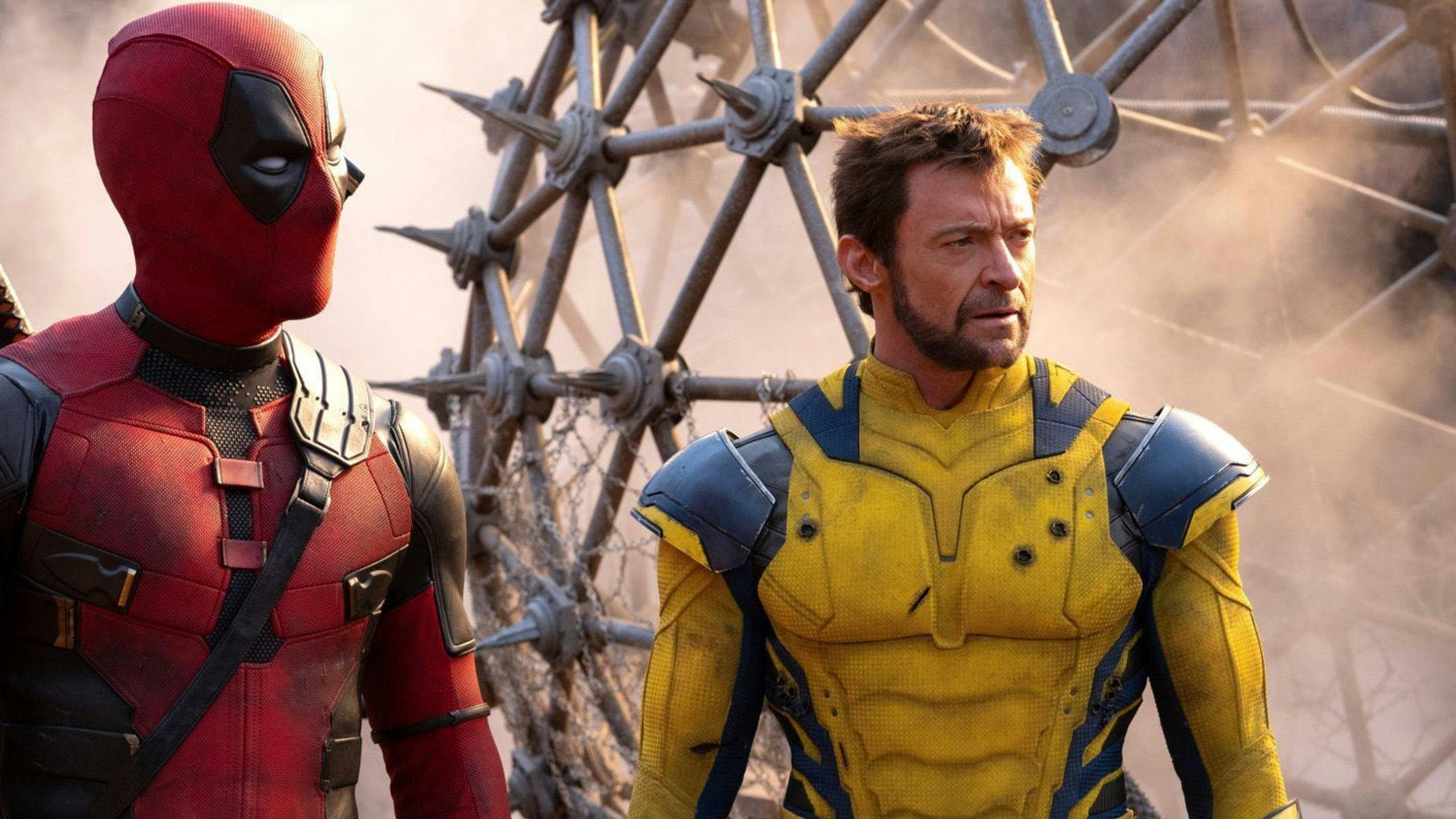 Fotograma promocional de la película 'Deadpool y Lobezno', con Ryan Reynolds y Hugh Jackman