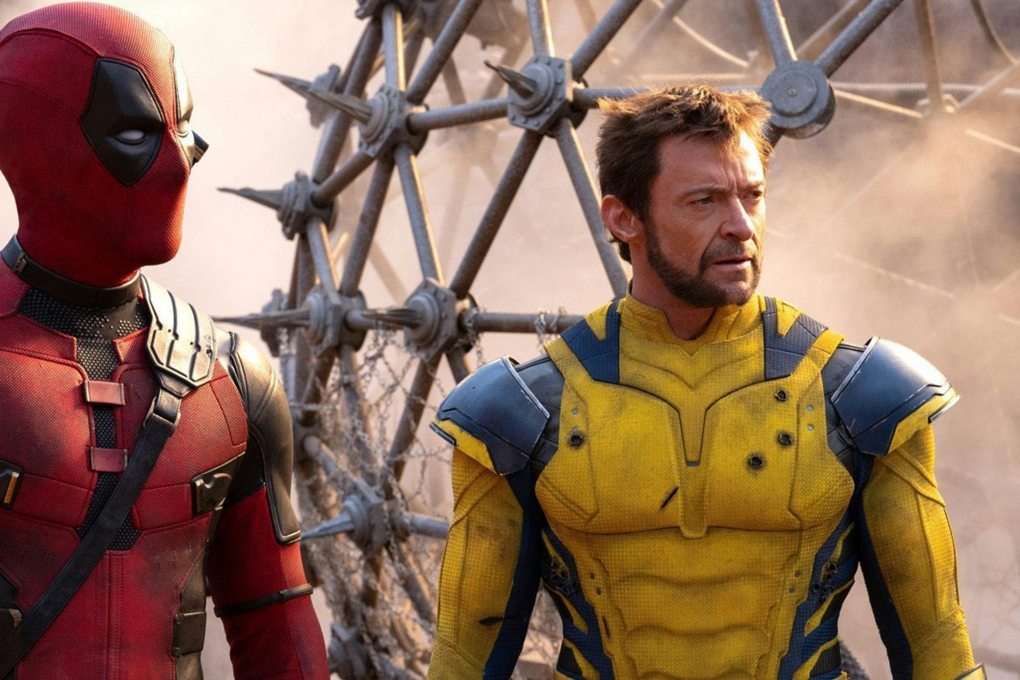 Fotograma promocional de la película 'Deadpool y Lobezno', con Ryan Reynolds y Hugh Jackman