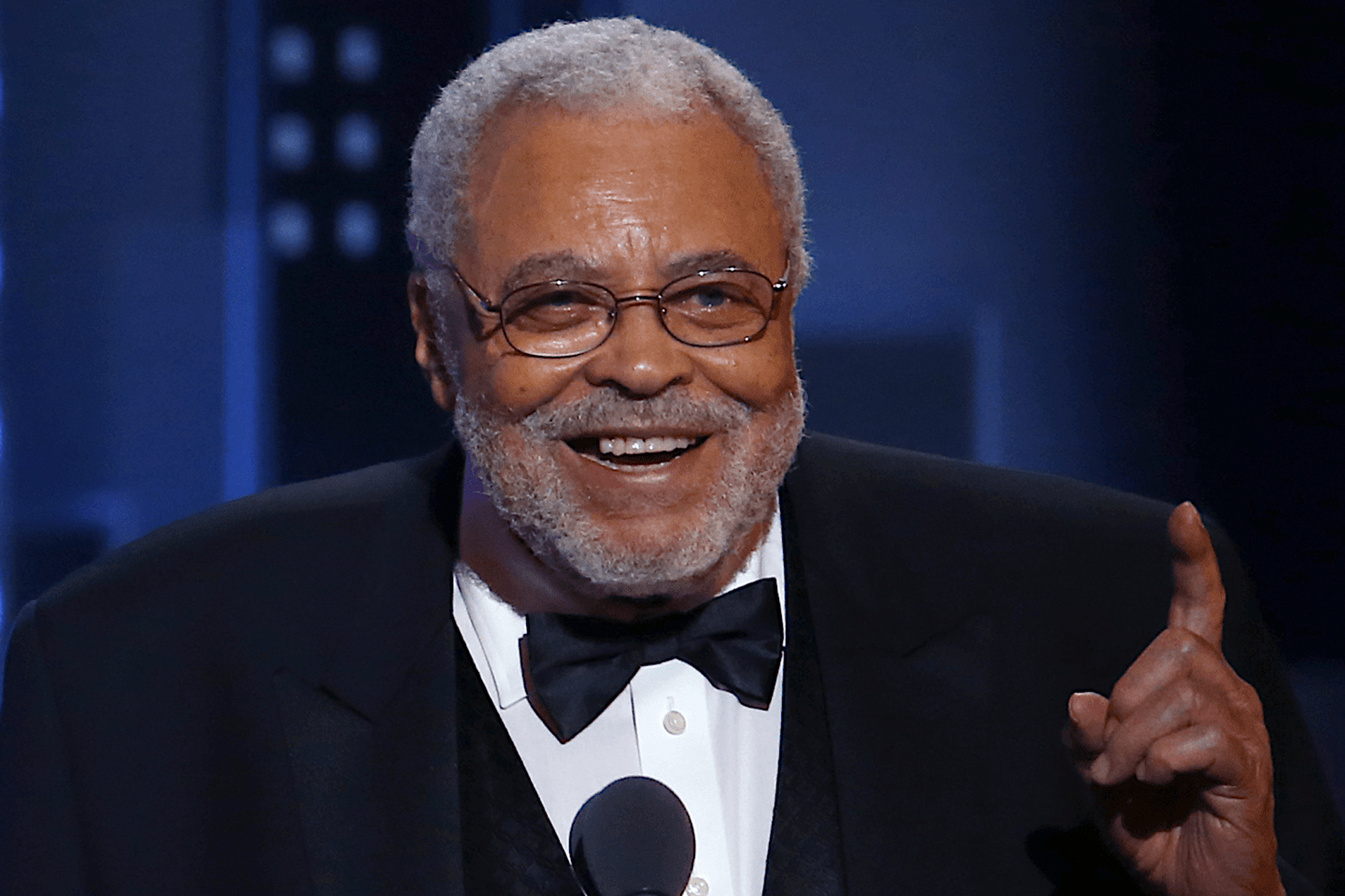 El actor James Earl Jones, durante una ceremonia de entrega de los Premios Tony de teatro