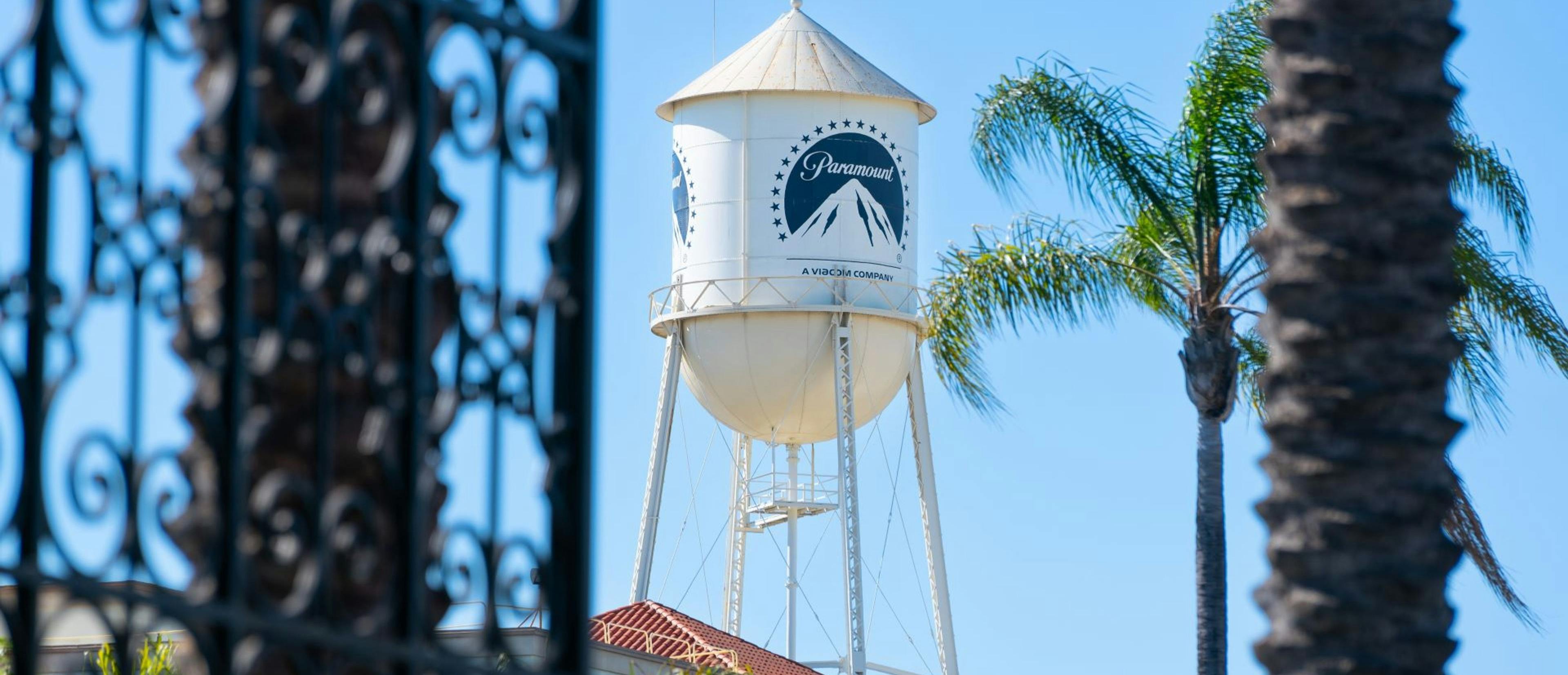 El paradigmático tanque de agua de Paramount, en Los Ángeles, en una imagen de archivo