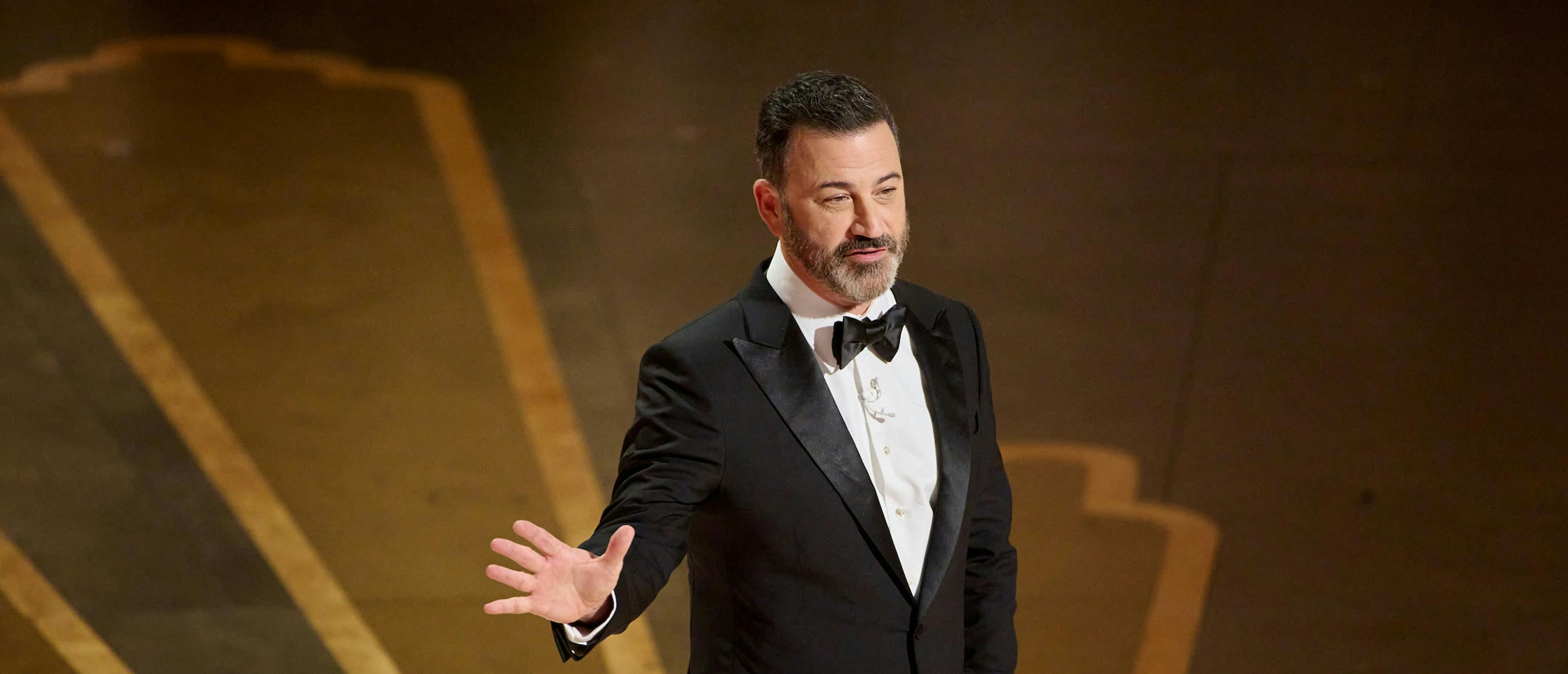 Jimmy Kimmel, durante el monólogo de apertura de los Oscar 2023