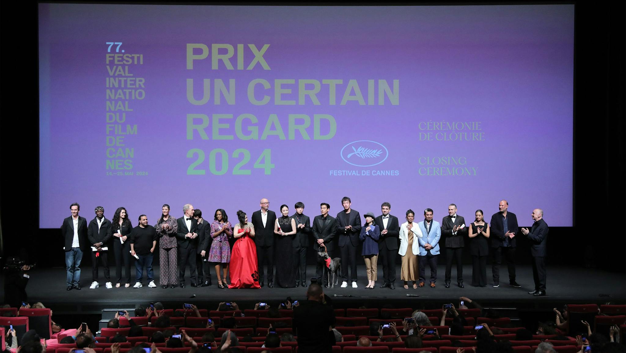 Ceremonia de clausura de la sección Una Cierta Mirada en el Festival de Cannes 2024