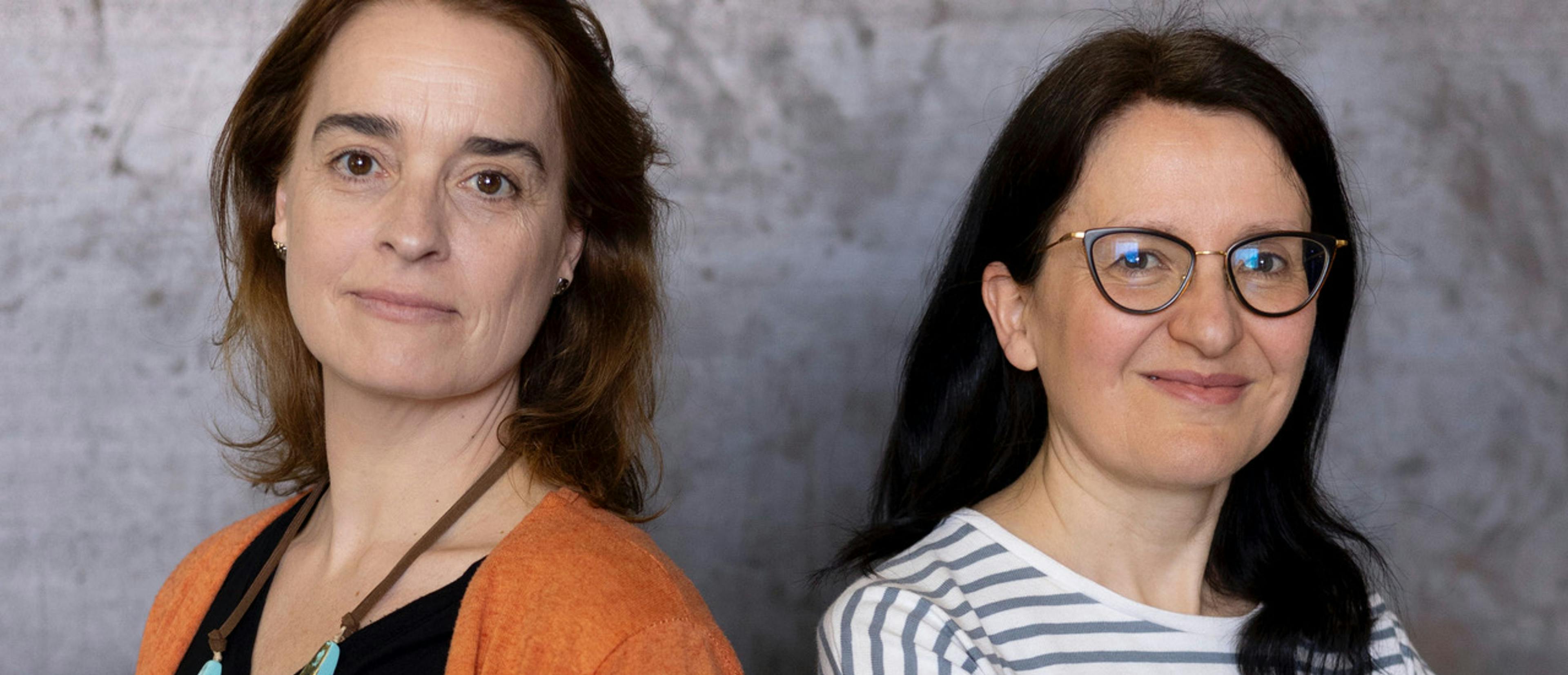 Lorea Elso y María José Pérez, fundadoras de Ecometraje