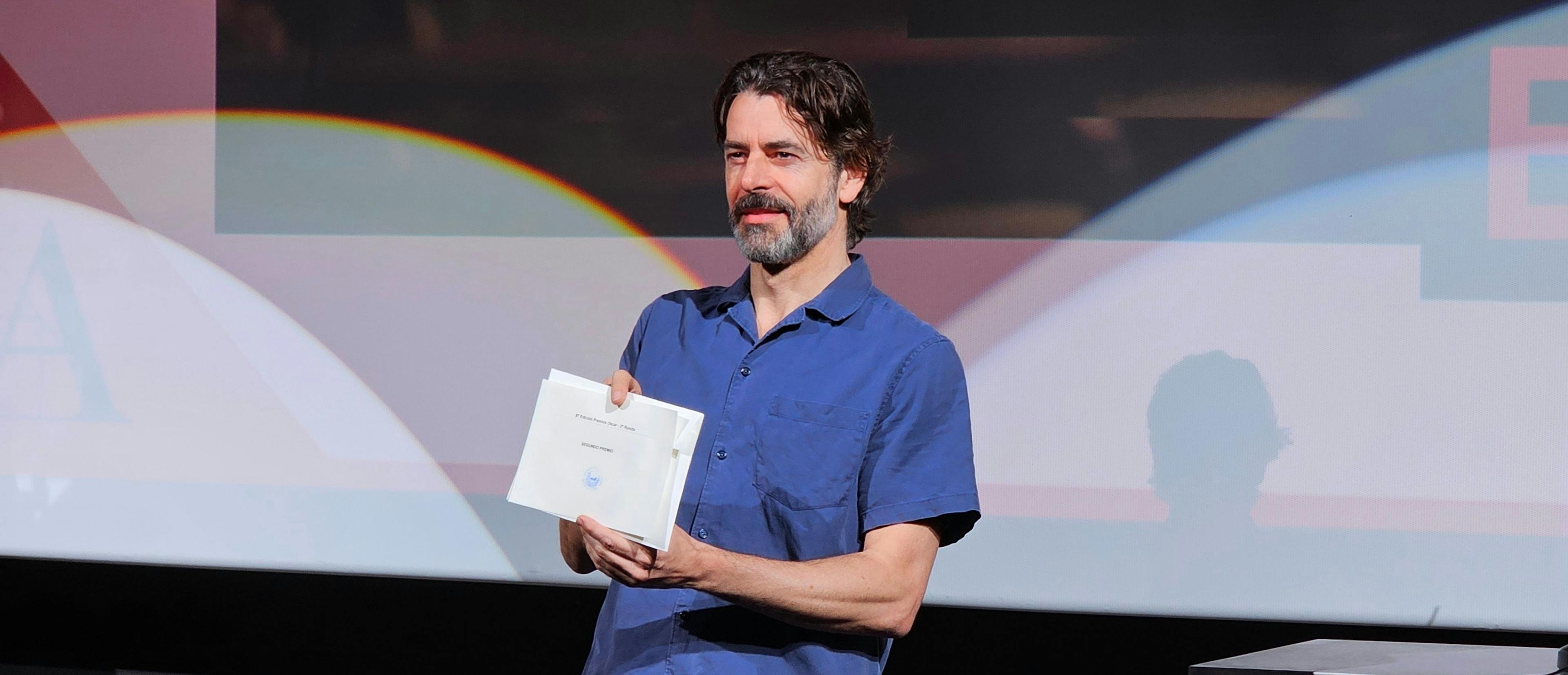 Eduardo Noriega, en la Academia de Cine, durante la lectura de la película elegida por España para los Premios Oscar