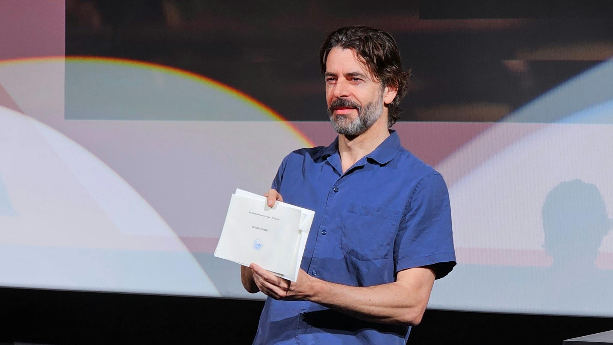 Eduardo Noriega, en la Academia de Cine, durante la lectura de la película elegida por España para los Premios Oscar