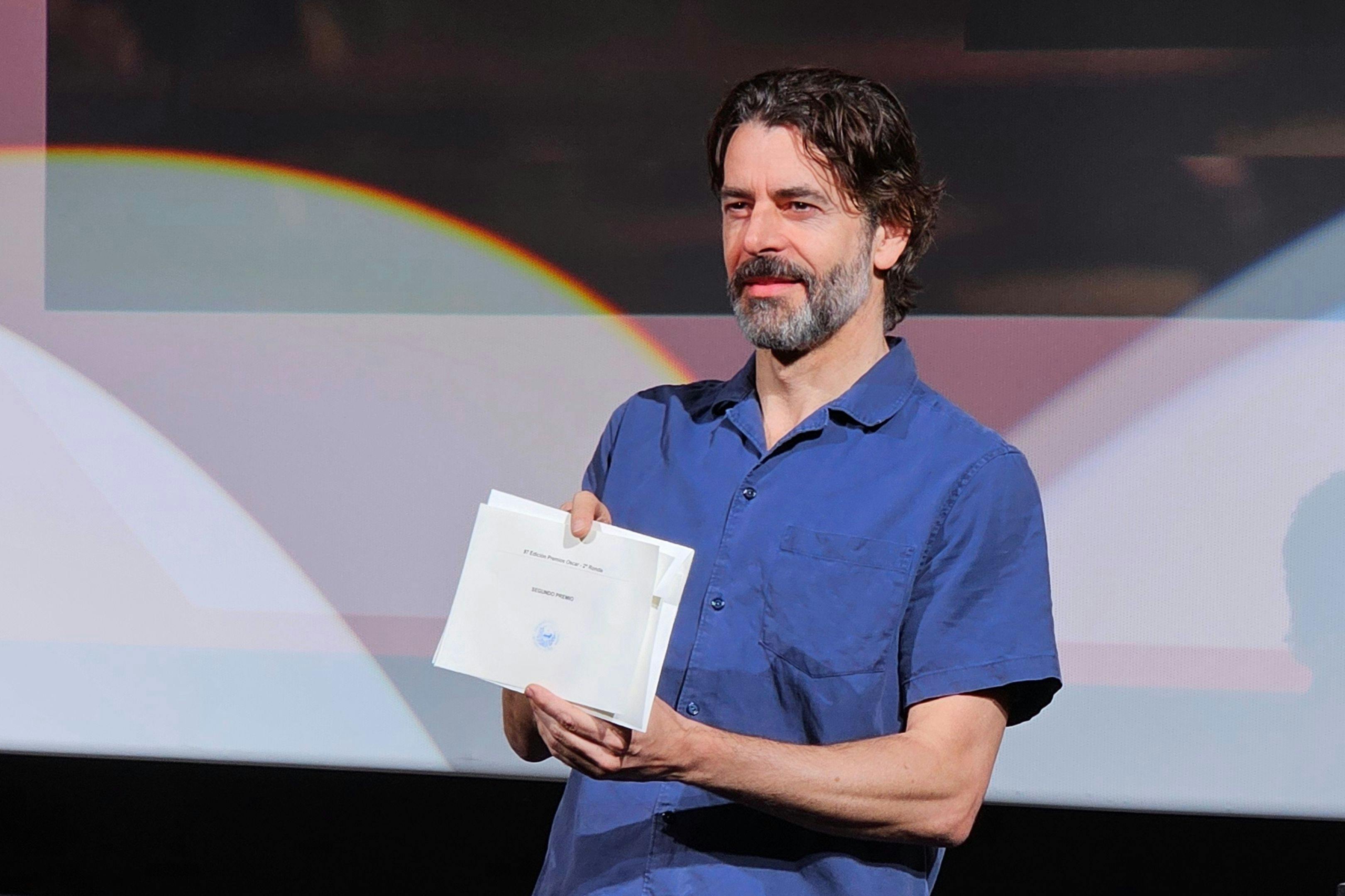 Eduardo Noriega, en la Academia de Cine, durante la lectura de la película elegida por España para los Premios Oscar