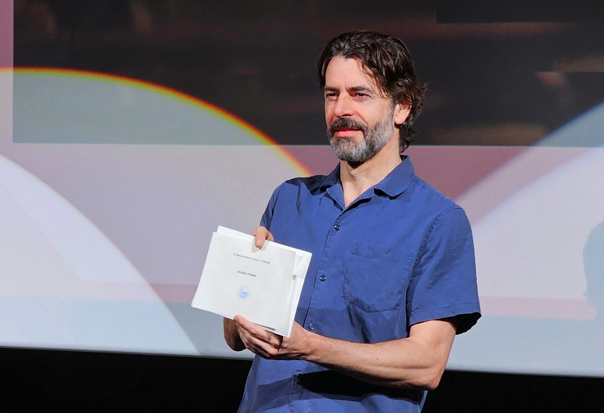 Eduardo Noriega, en la Academia de Cine, durante la lectura de la película elegida por España para los Premios Oscar