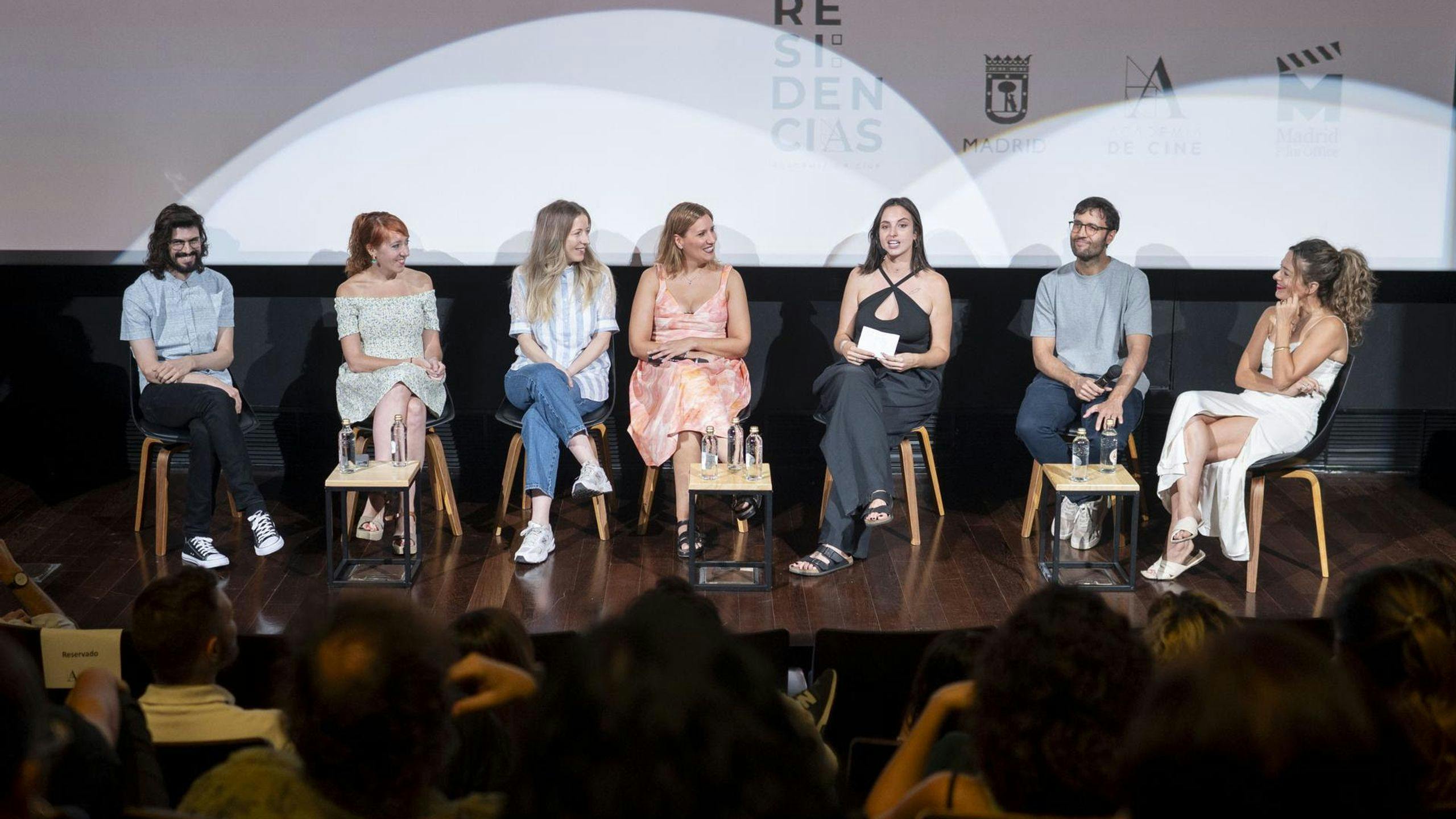 Daniel Tornero, Amaya Villar, Pilar Palomero, Teresa Bellón, Marta Medina, Pau Teixidor y Andrea Jaurrieta