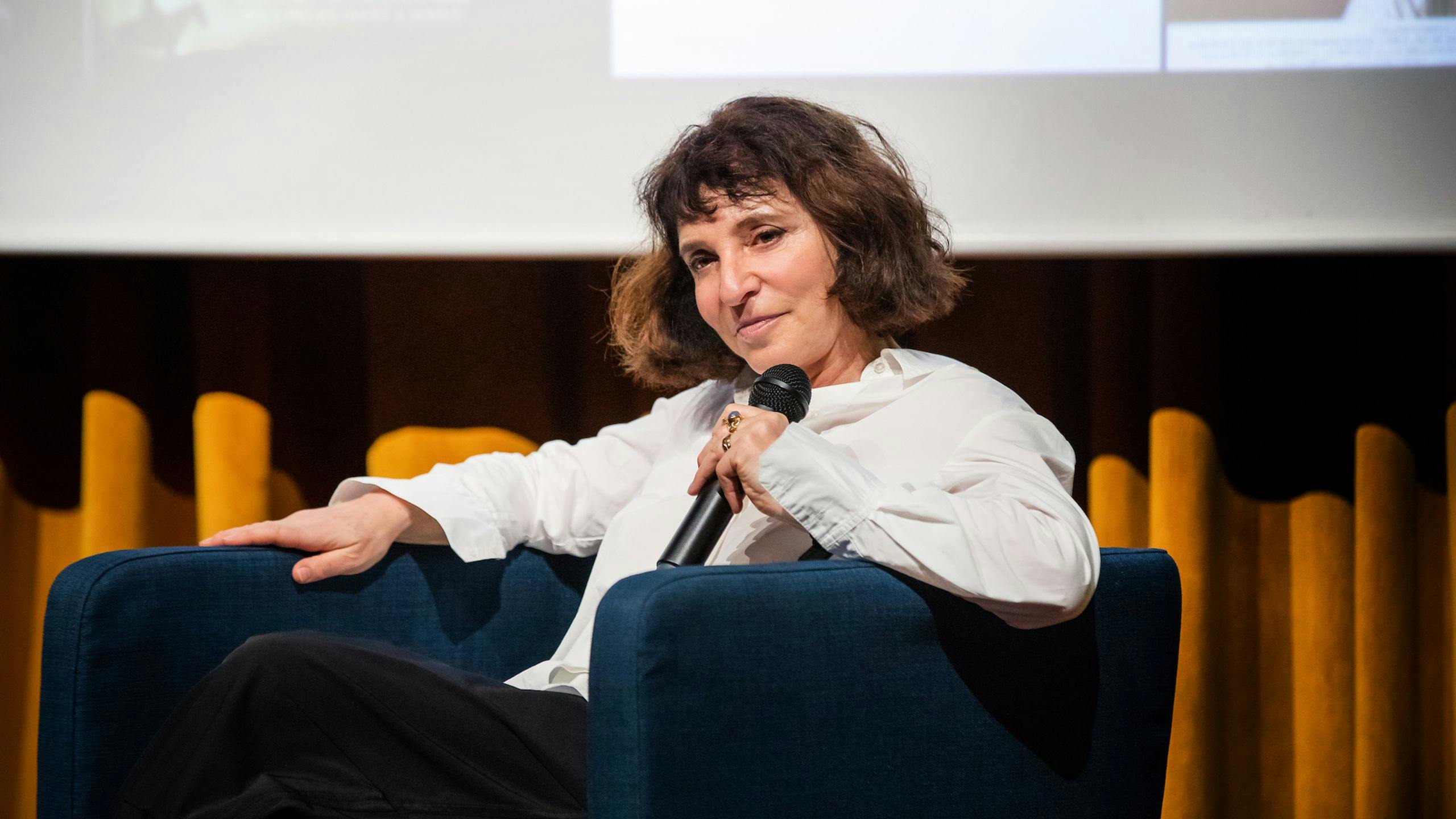 La ganadora del Oscar Susanne Bier habla con el público en el Evolution Mallorca International Film Festival