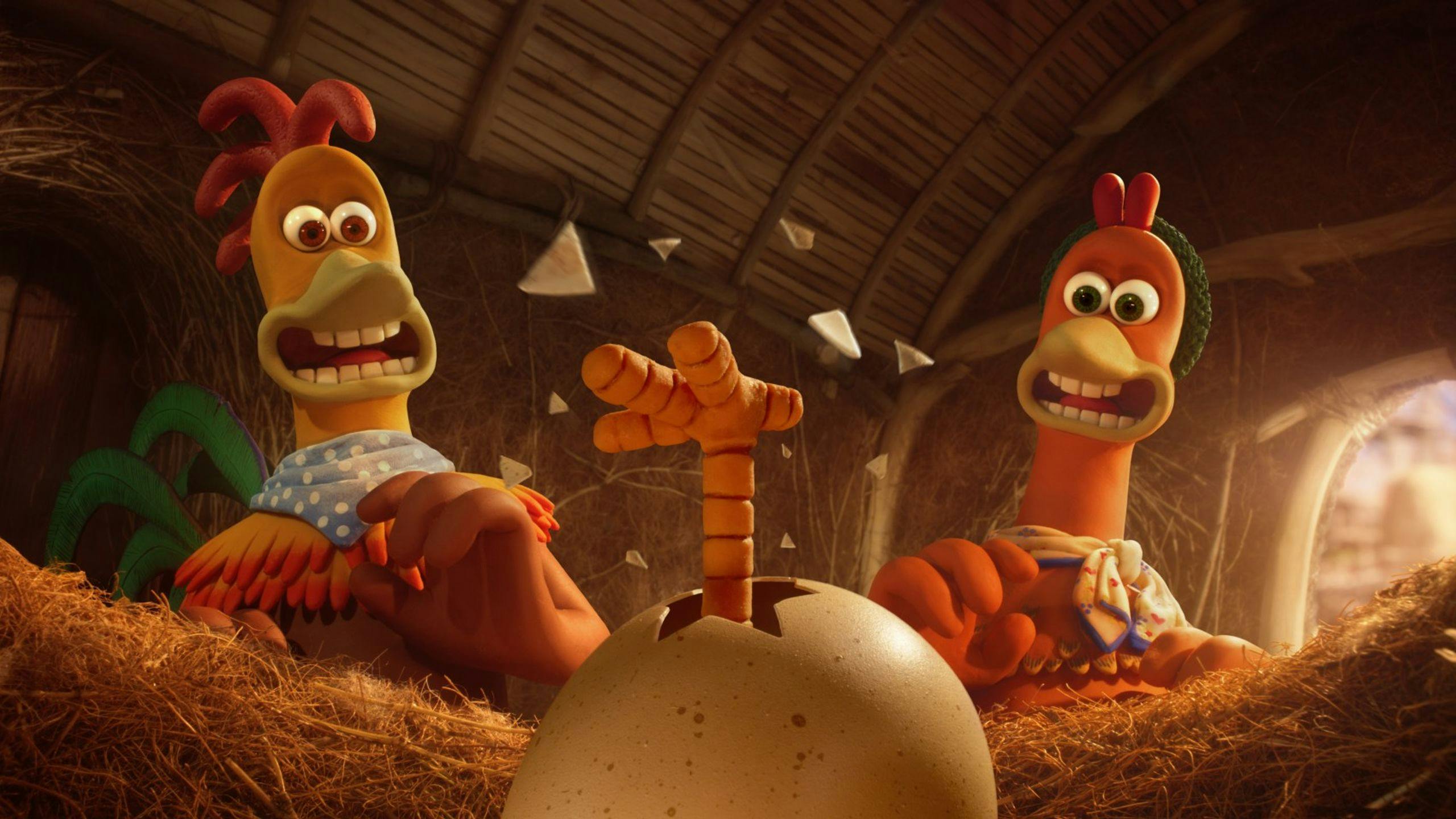 Fotograma de 'Chicken run: amanecer de los nuggets', la secuela de 'Evasión en la granja' en Netflix.