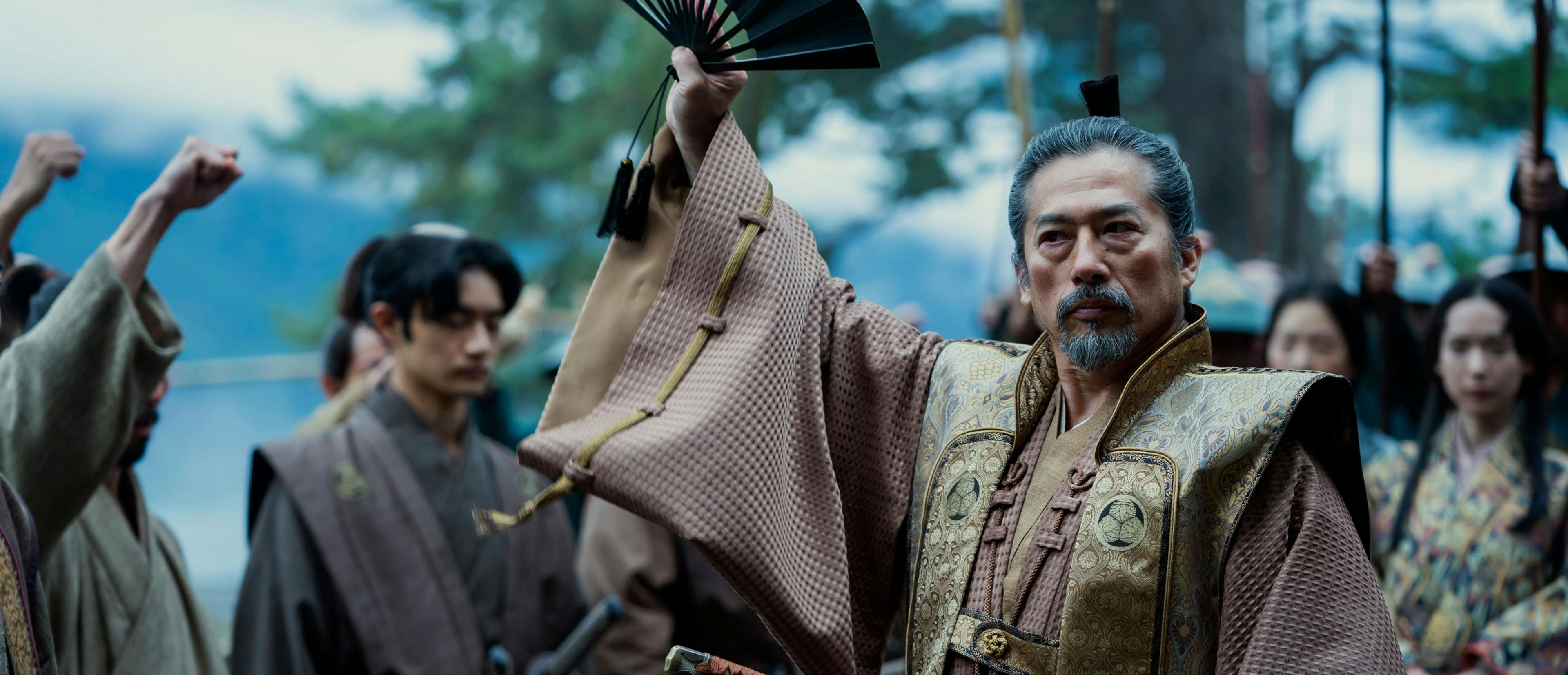 Hiroyuki Sanada, en un fotograma de la primera temporada de 'Shogun'