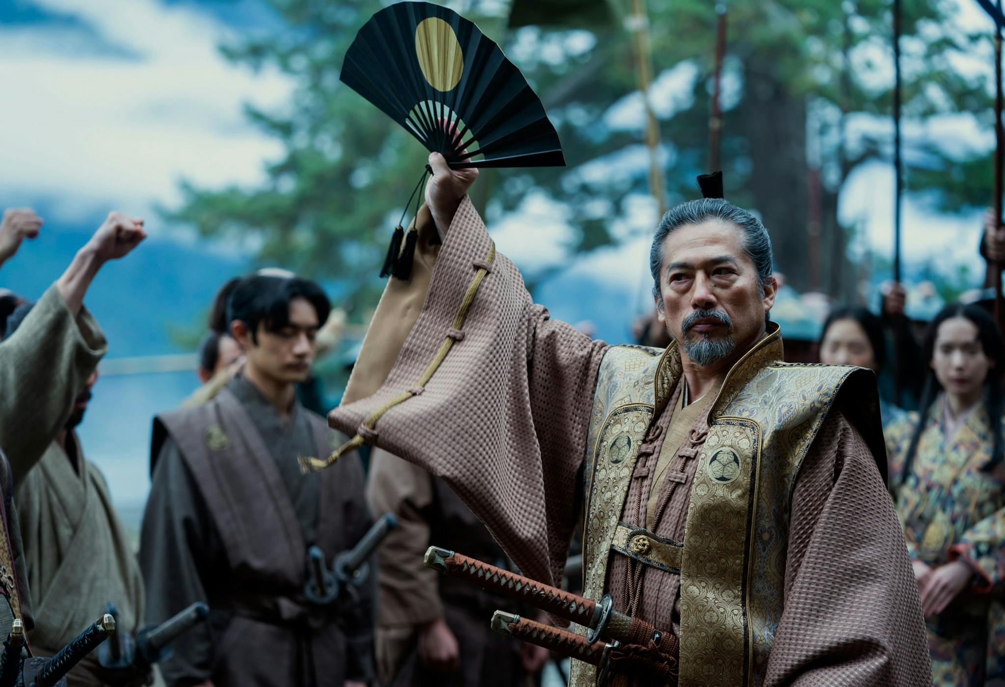 Hiroyuki Sanada, en un fotograma de la primera temporada de 'Shogun'