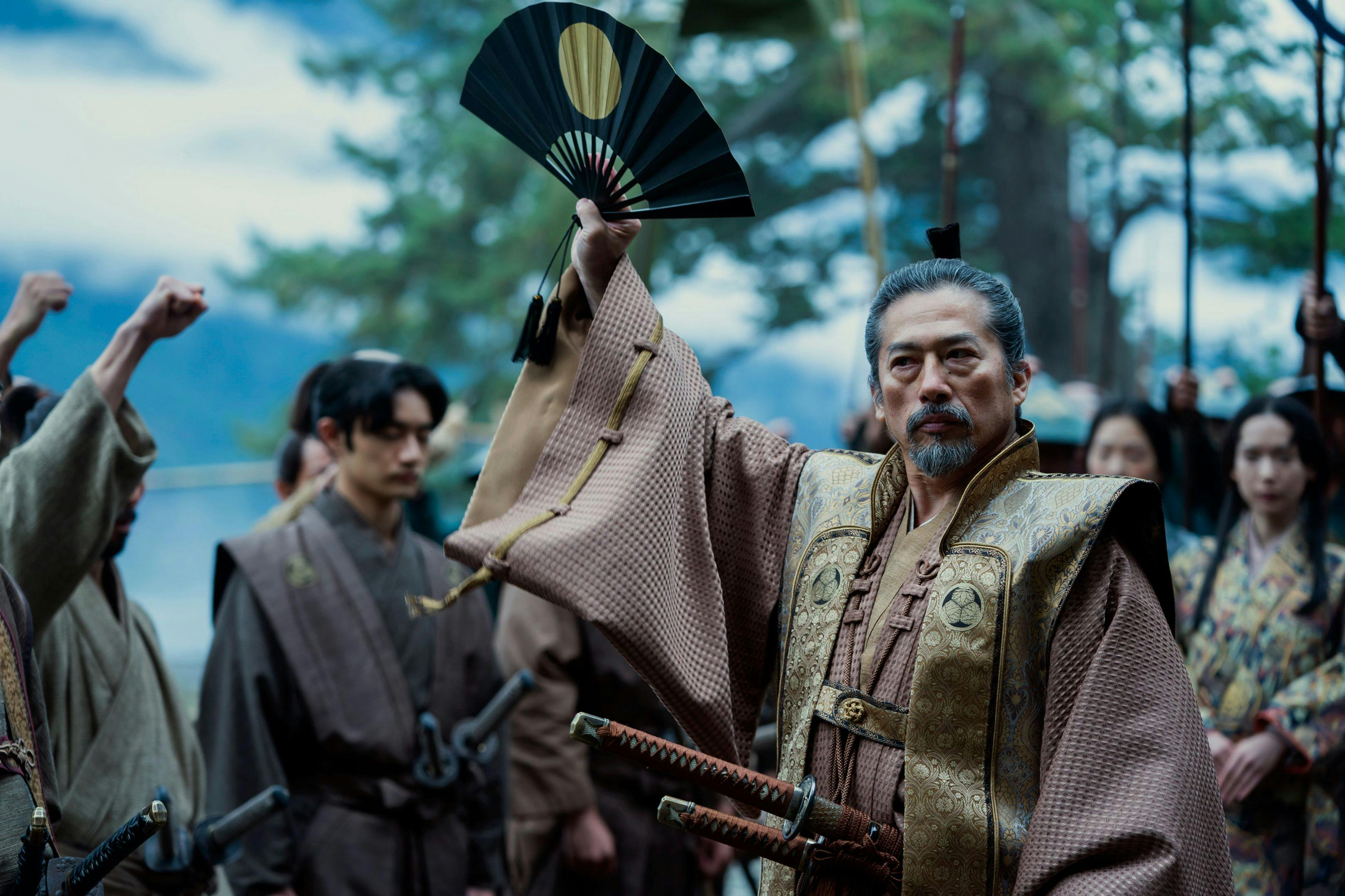 Hiroyuki Sanada, en un fotograma de la primera temporada de 'Shogun'