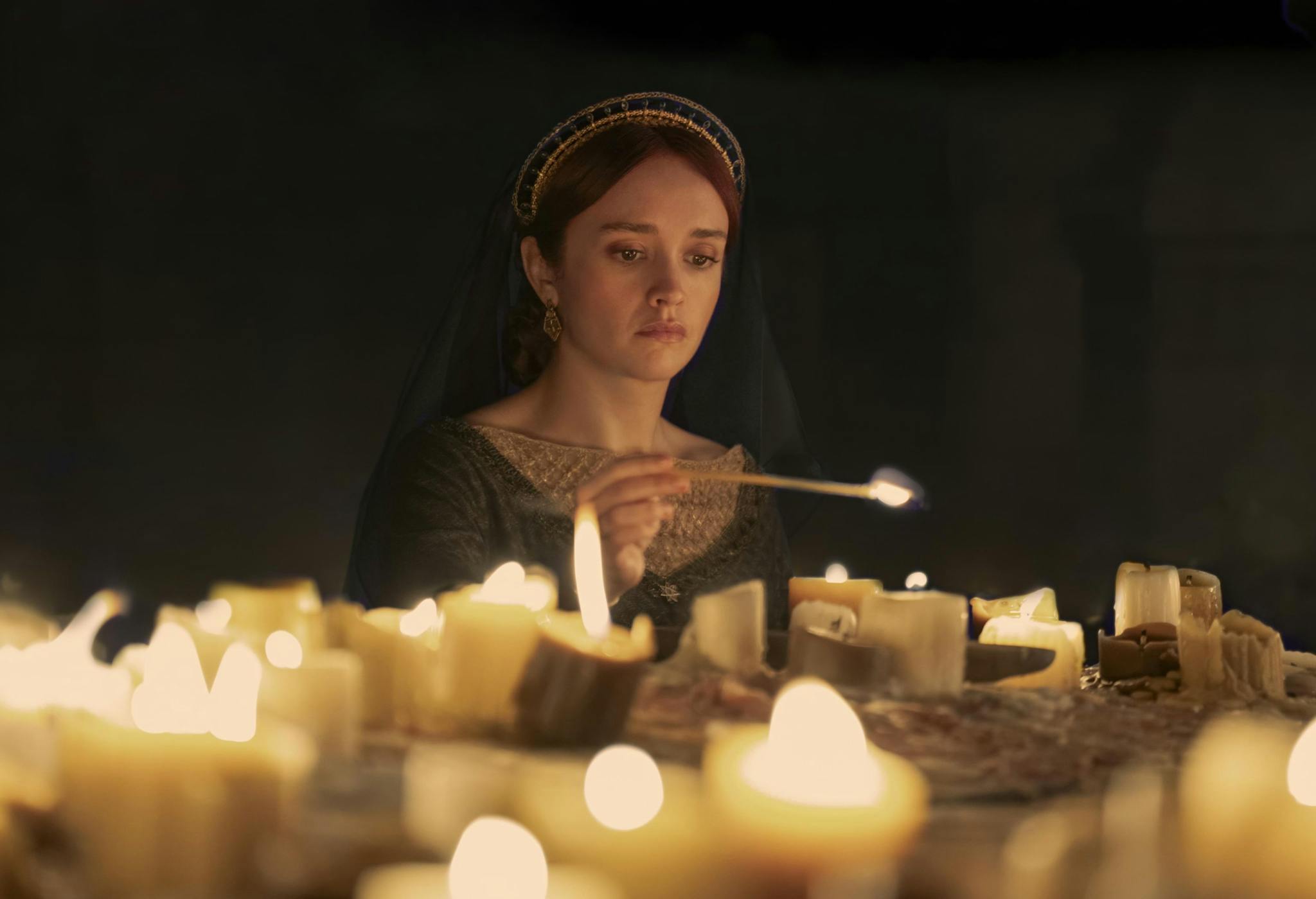 Fotograma de la segunda temporada de 'La casa del dragón', con Olivia Cooke