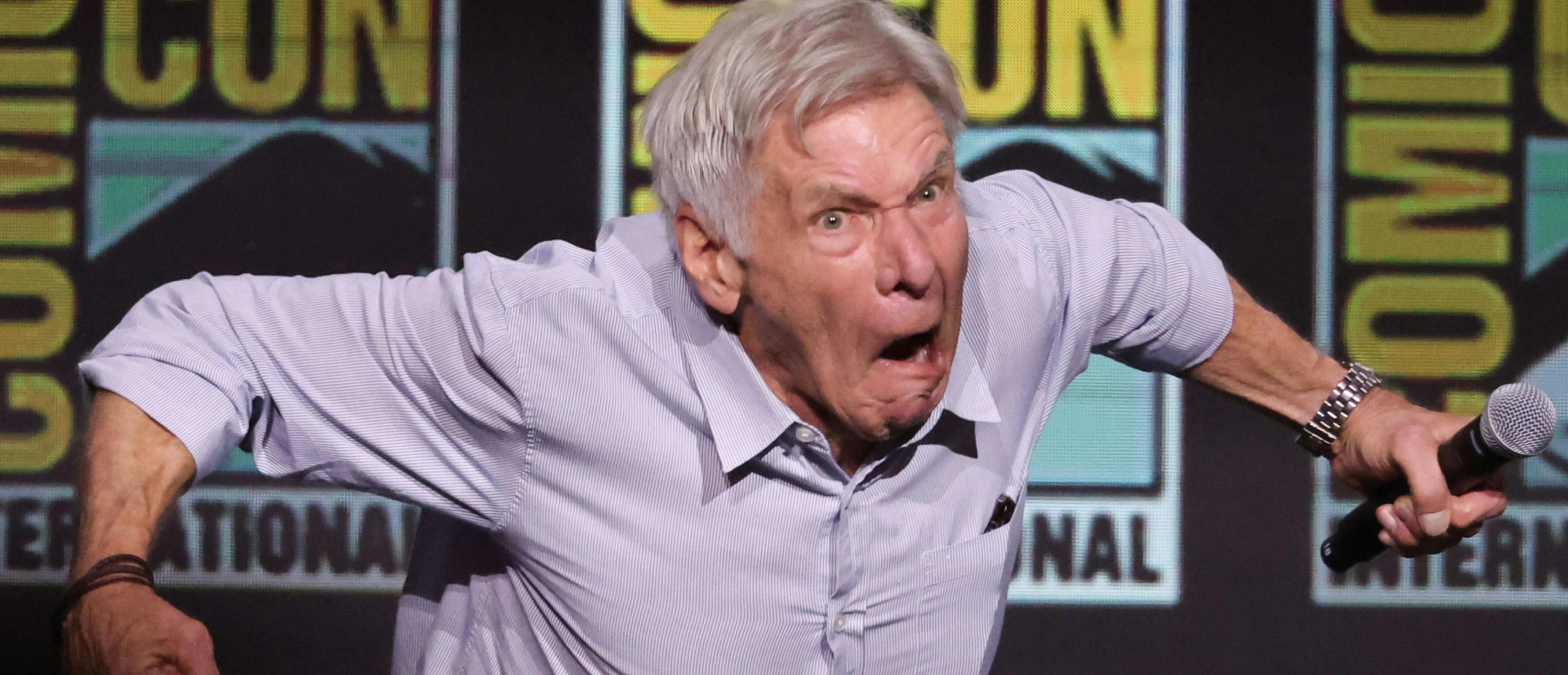 El actor Harrison Ford durante el panel de Marvel Studios en la Comic-Con de San Diego de 20024