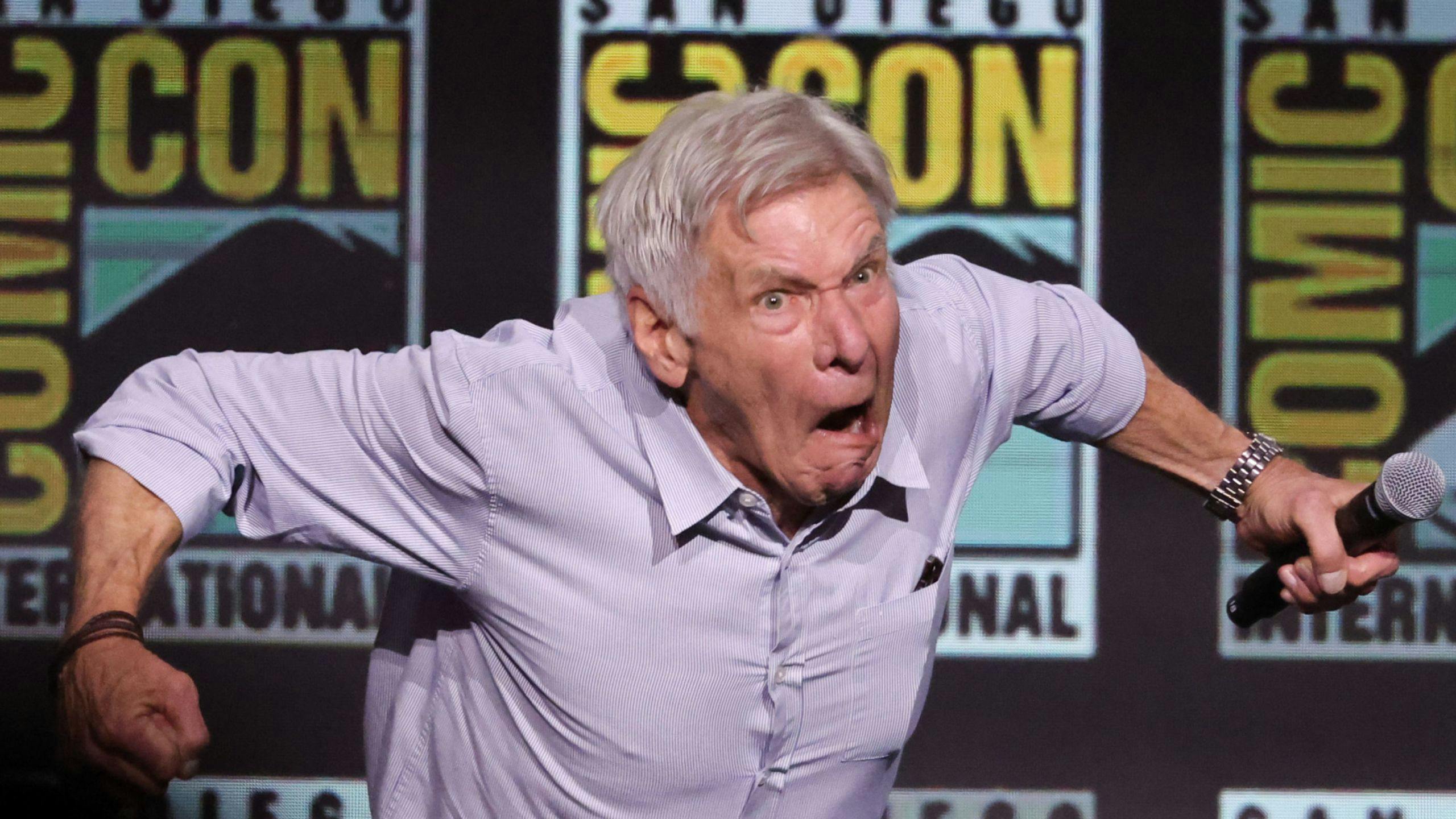 El actor Harrison Ford durante el panel de Marvel Studios en la Comic-Con de San Diego de 20024