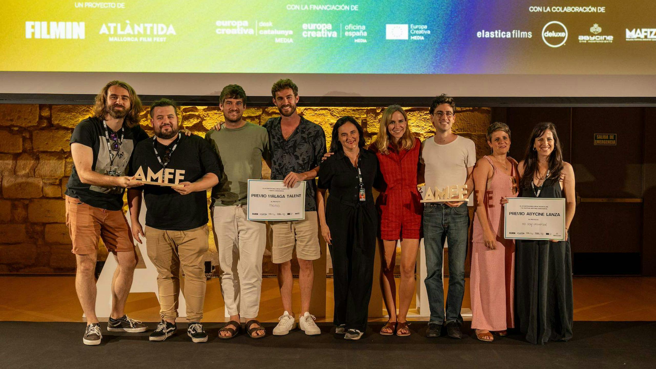 Posado de los ganadores de la 7ª edición del Atlàntida Mallorca Talents Lab