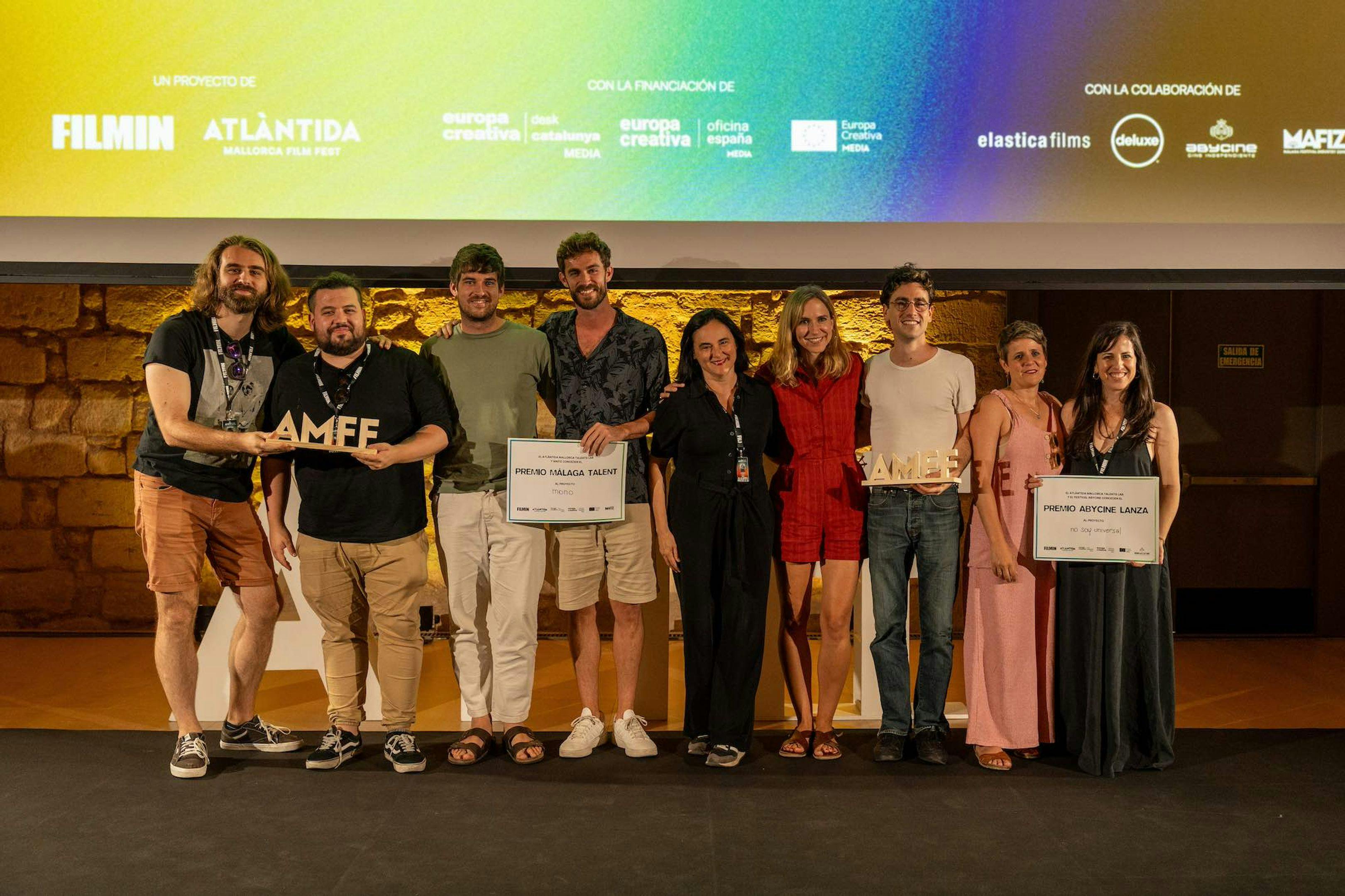 Posado de los ganadores de la 7ª edición del Atlàntida Mallorca Talents Lab
