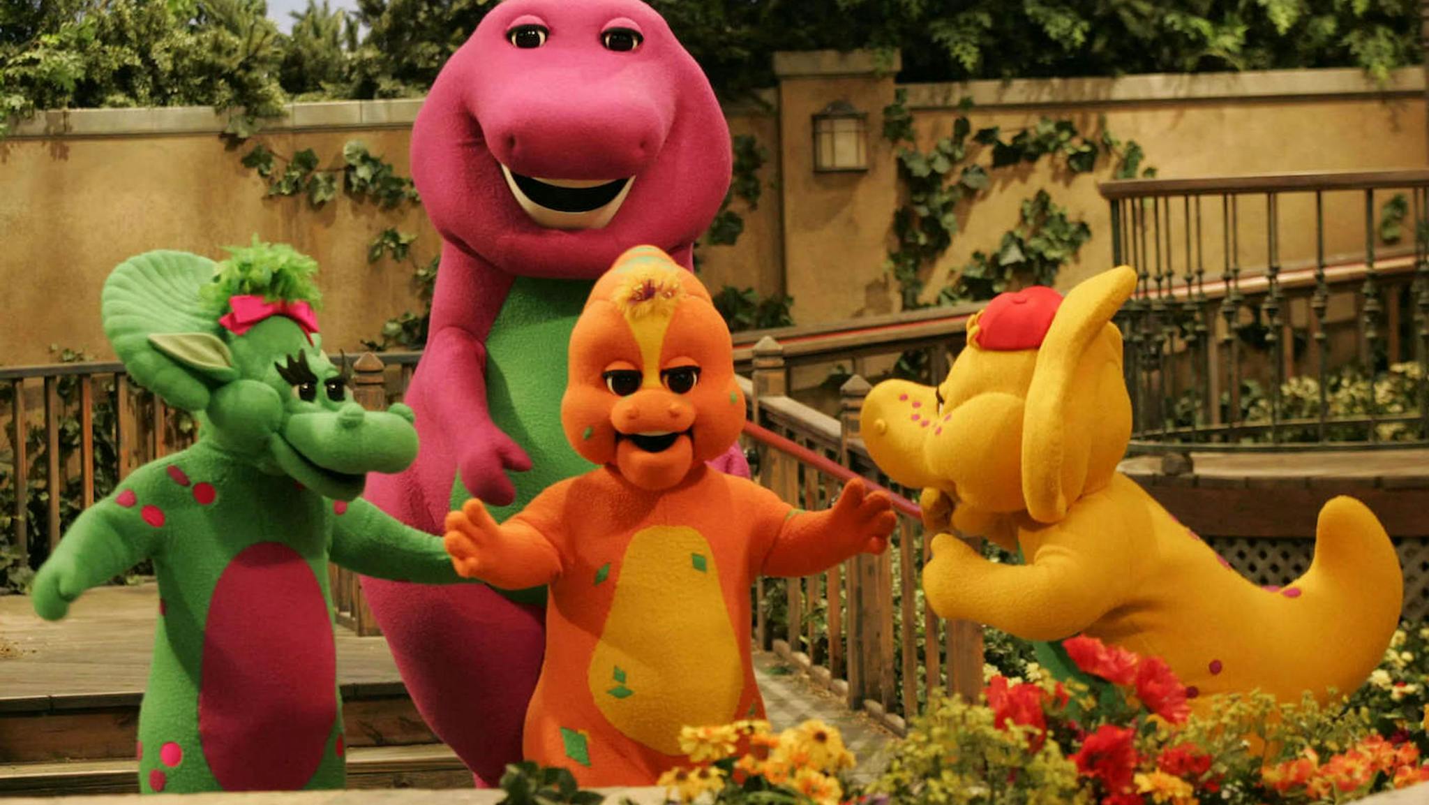 Fotograma de 'Barney & Friends', la clásica serie de la PBS