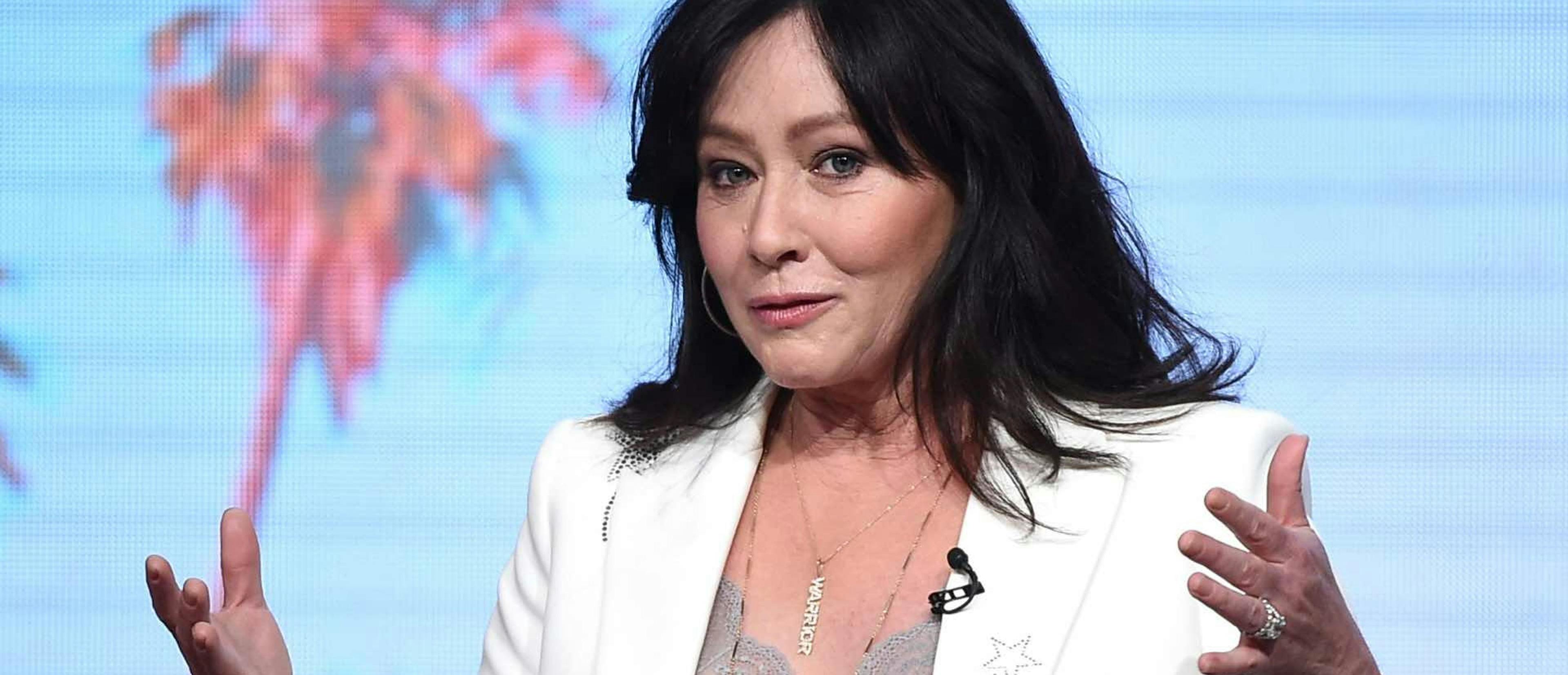 Shannen Doherty, en un panel en el TCA Summer Press Tour de 2019 celebrado en Los Angeles