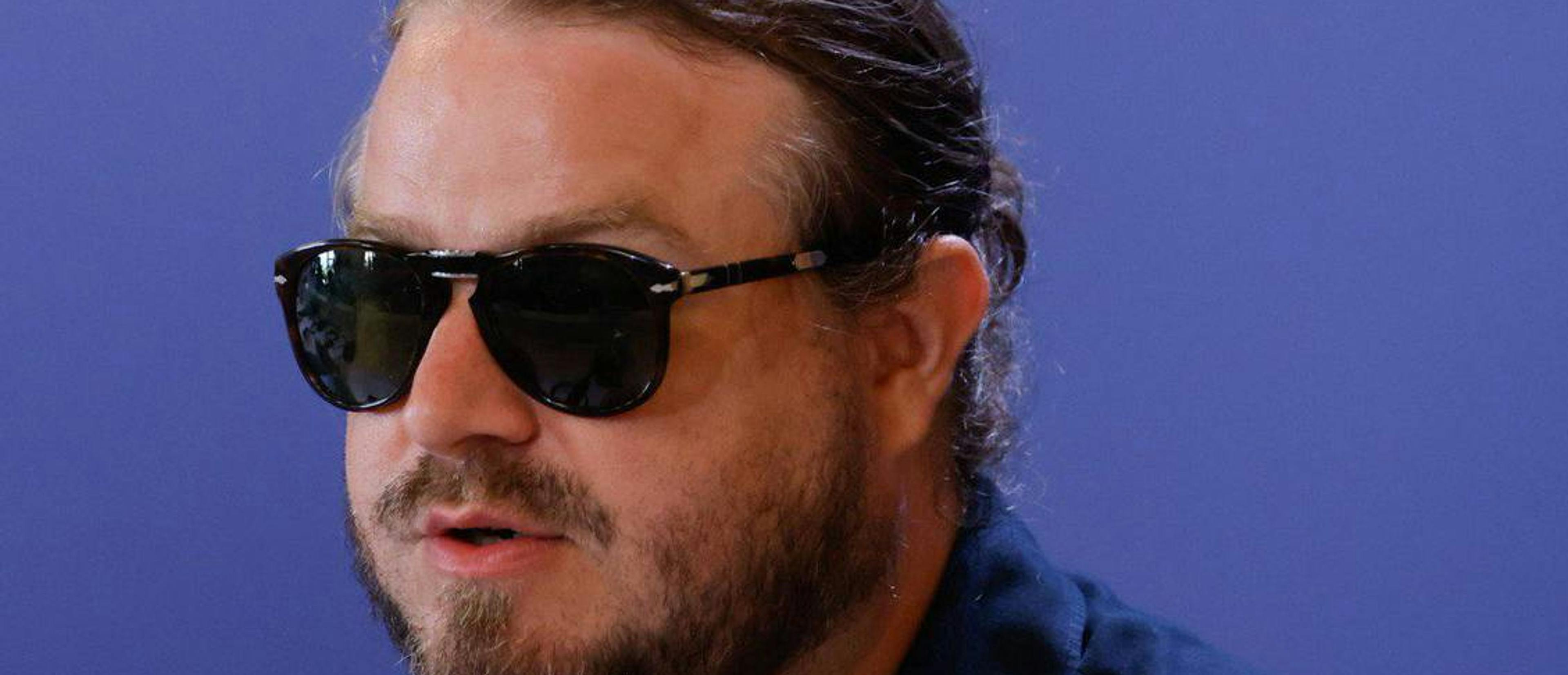 El director, guionista y actor Brady Corbet en la rueda de prensa de 'The brutalist' en el Festival de Venecia