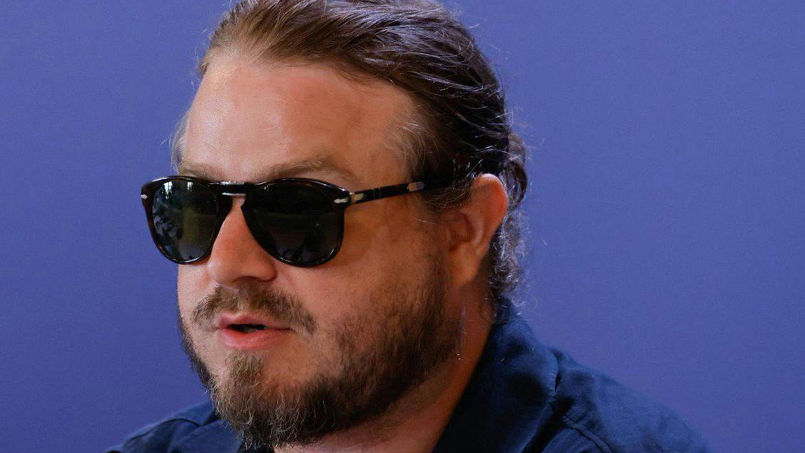 El director, guionista y actor Brady Corbet en la rueda de prensa de 'The brutalist' en el Festival de Venecia