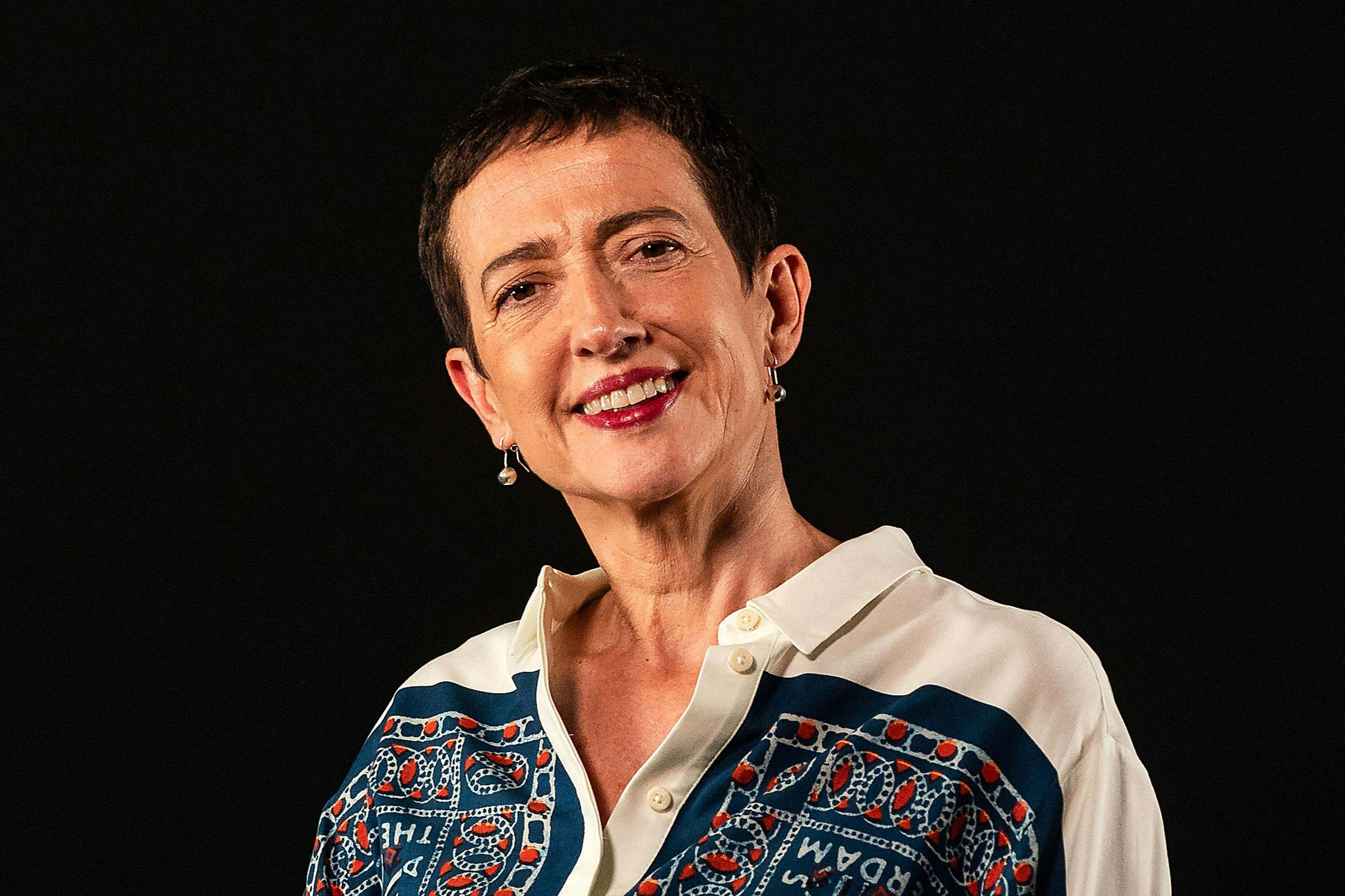 María Guerra, la directora de La Script, durante una sesión fotográfica en Madrid