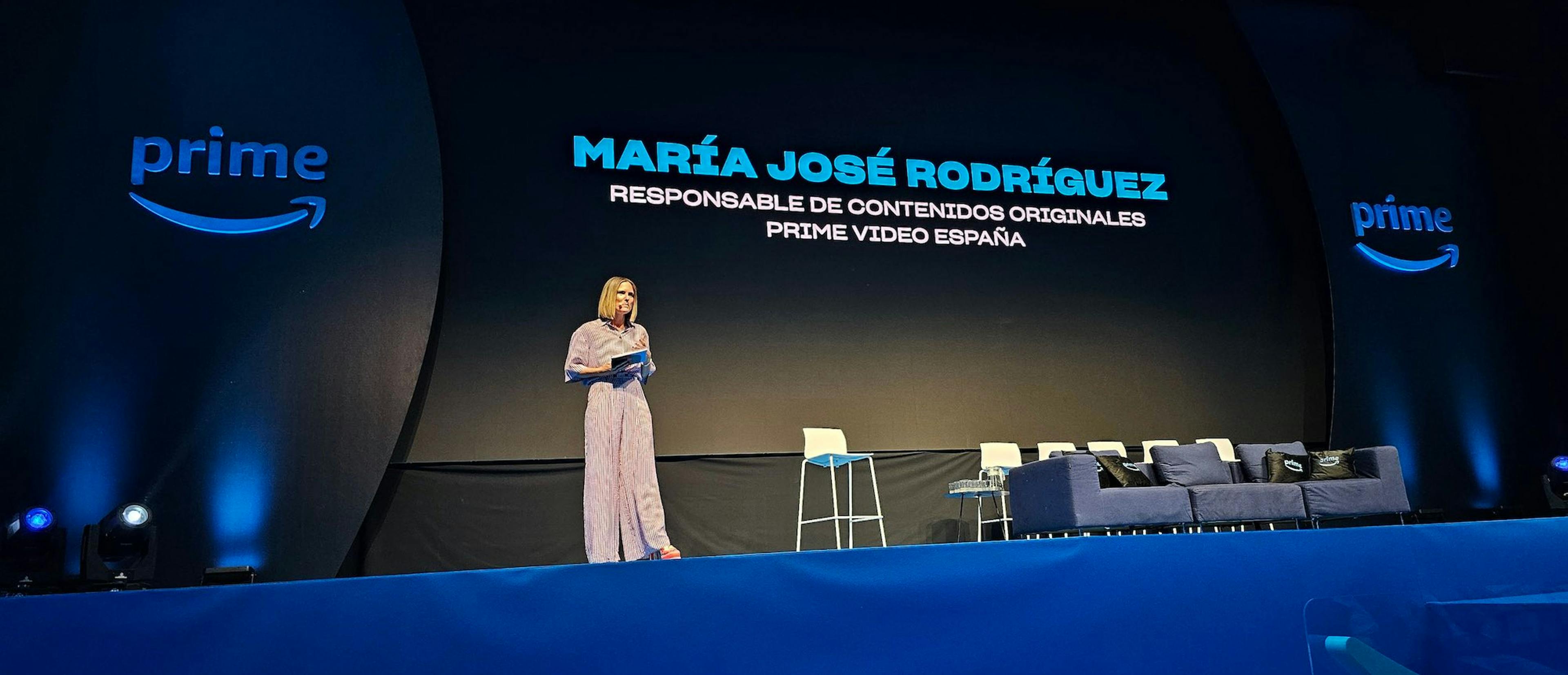 María José Rodríguez presenta las novedades de 2024 en el Prime Video Presents