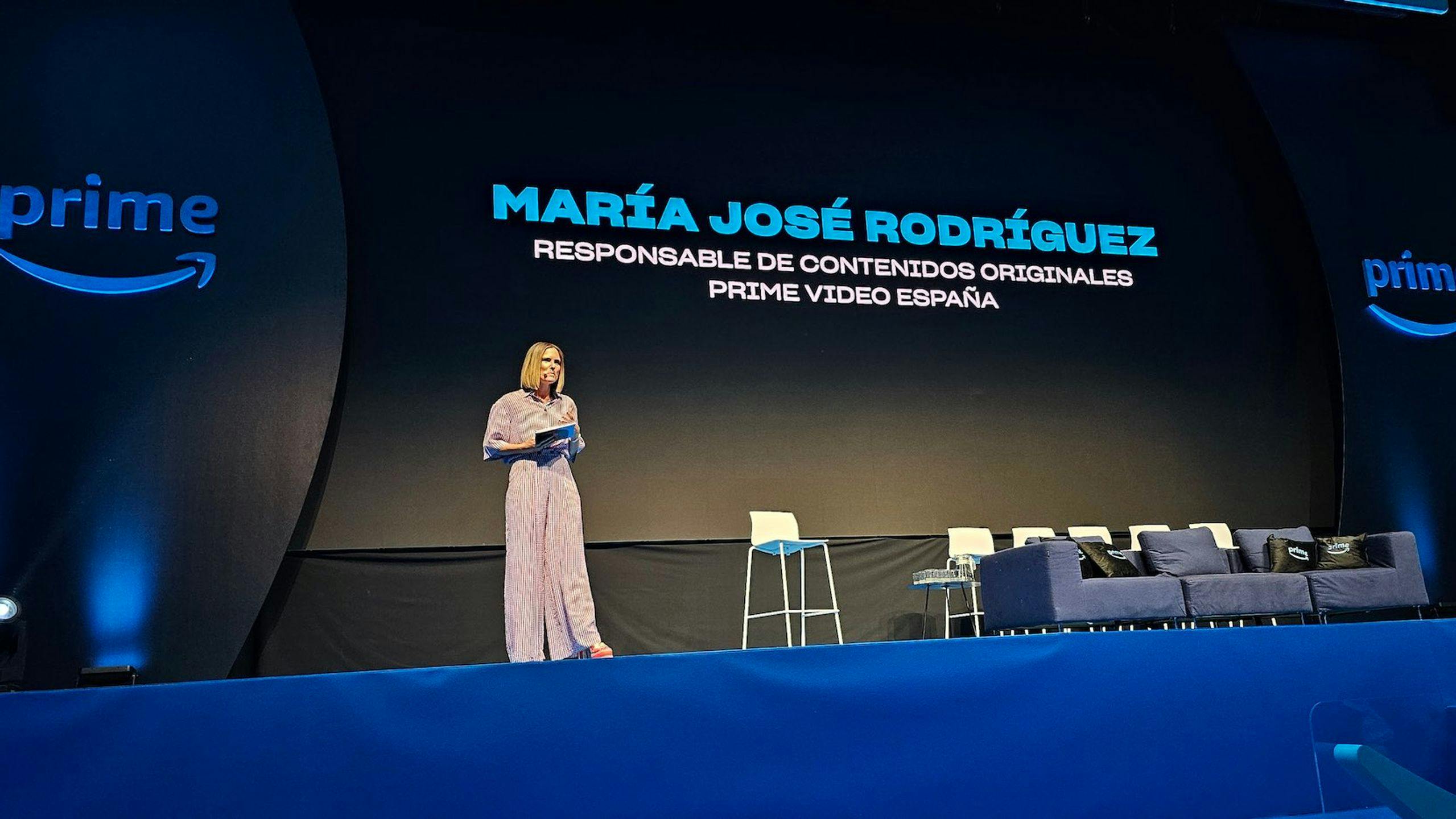 María José Rodríguez presenta las novedades de 2024 en el Prime Video Presents