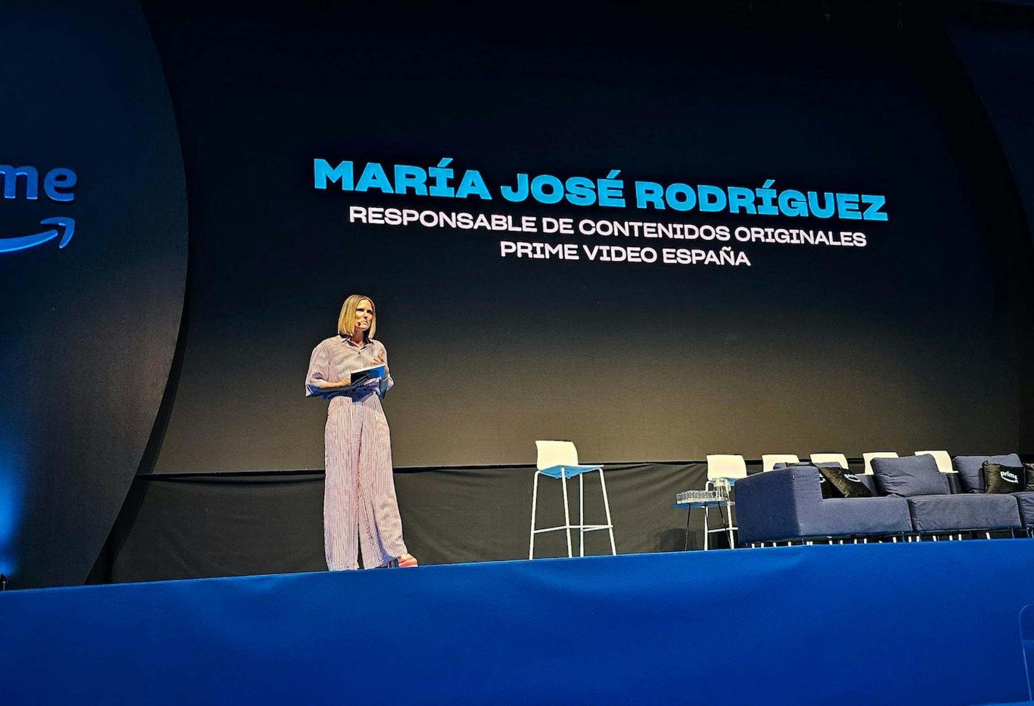 María José Rodríguez presenta las novedades de 2024 en el Prime Video Presents