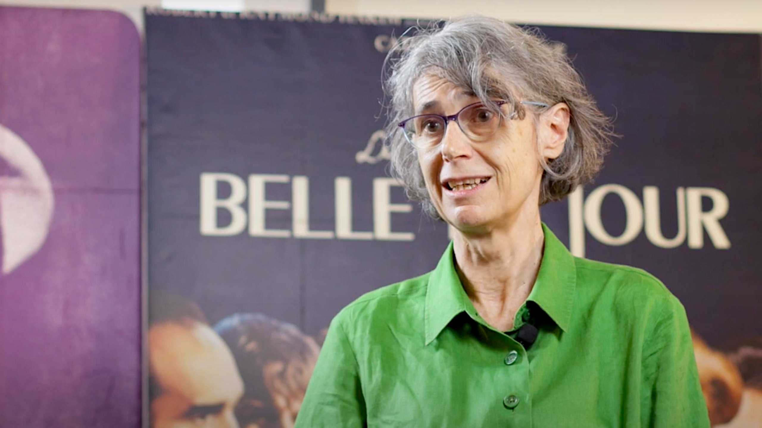 La directora de la Filmoteca Española, Valeria Camporesi, durante una entrevista en julio de 2023
