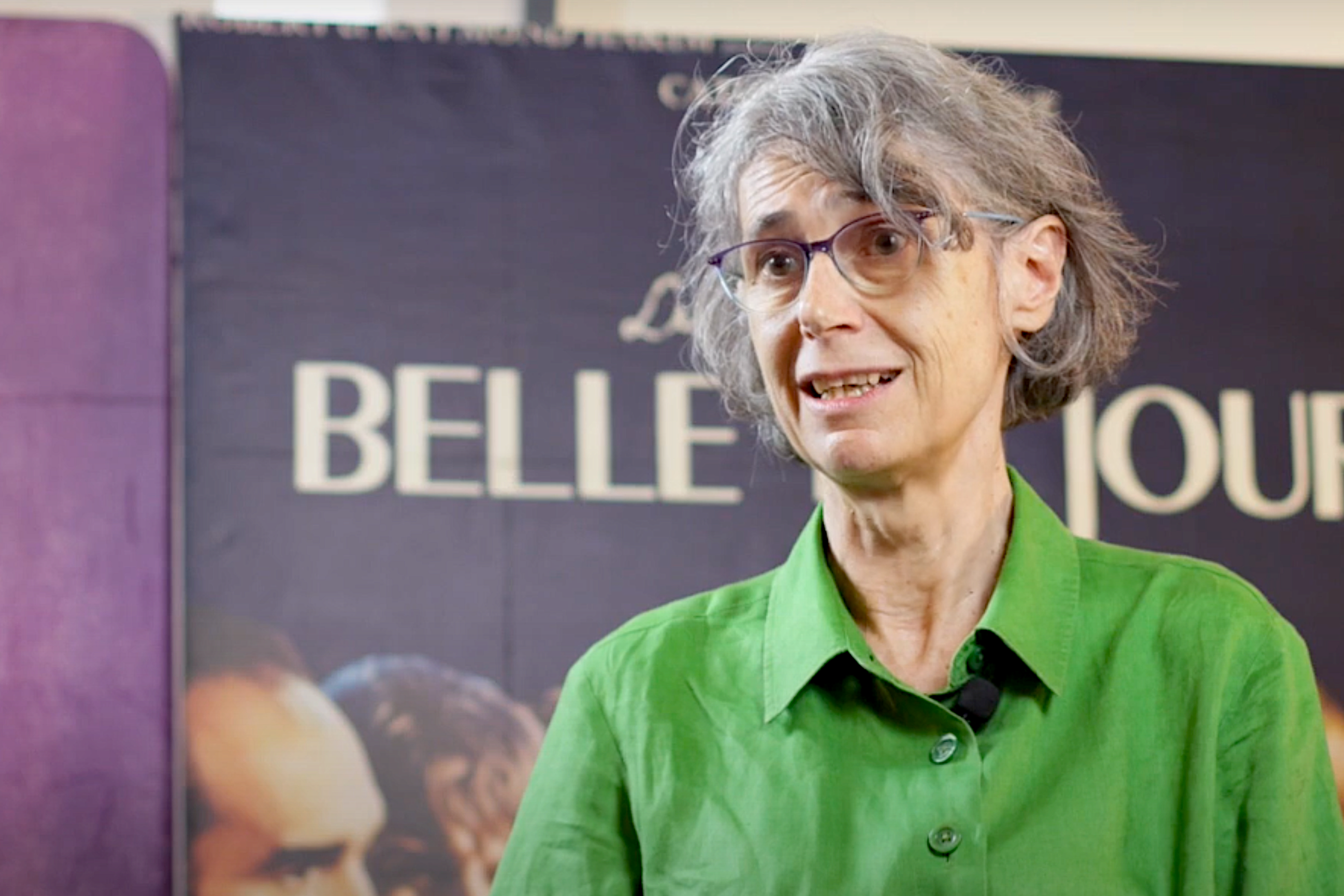 La directora de la Filmoteca Española, Valeria Camporesi, durante una entrevista en julio de 2023