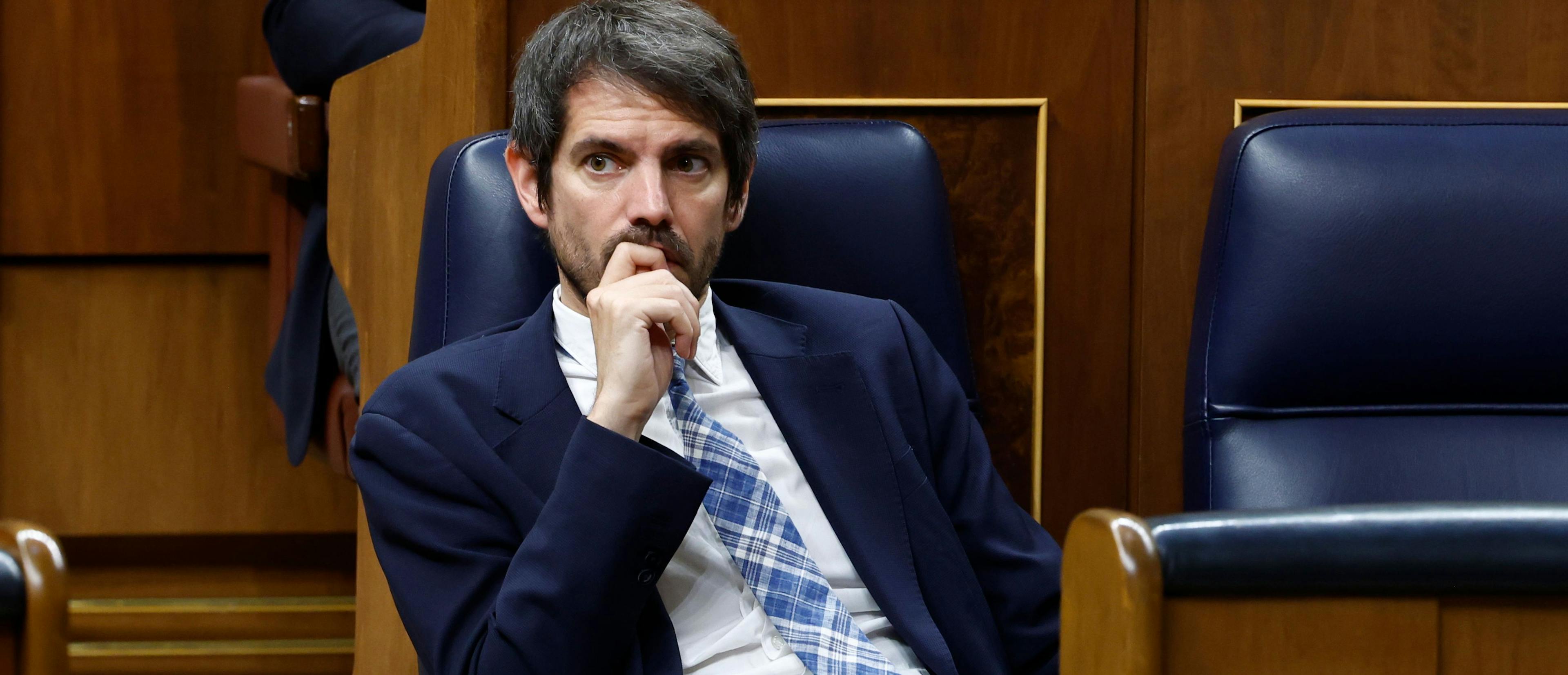 El ministro de Cultura, Ernest Urtasun, durante un pleno del Congreso de los Diputados en mayo de 2024