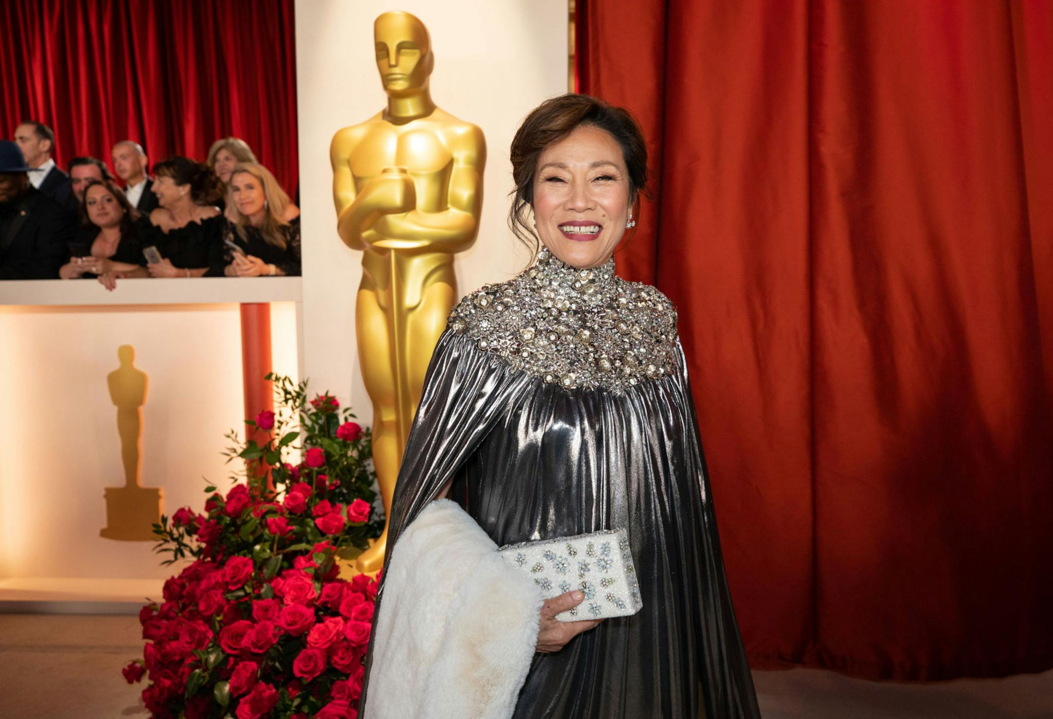 Janet Yang durante el anuncio de las nominadas de la 96 gala de los Premios Oscar 