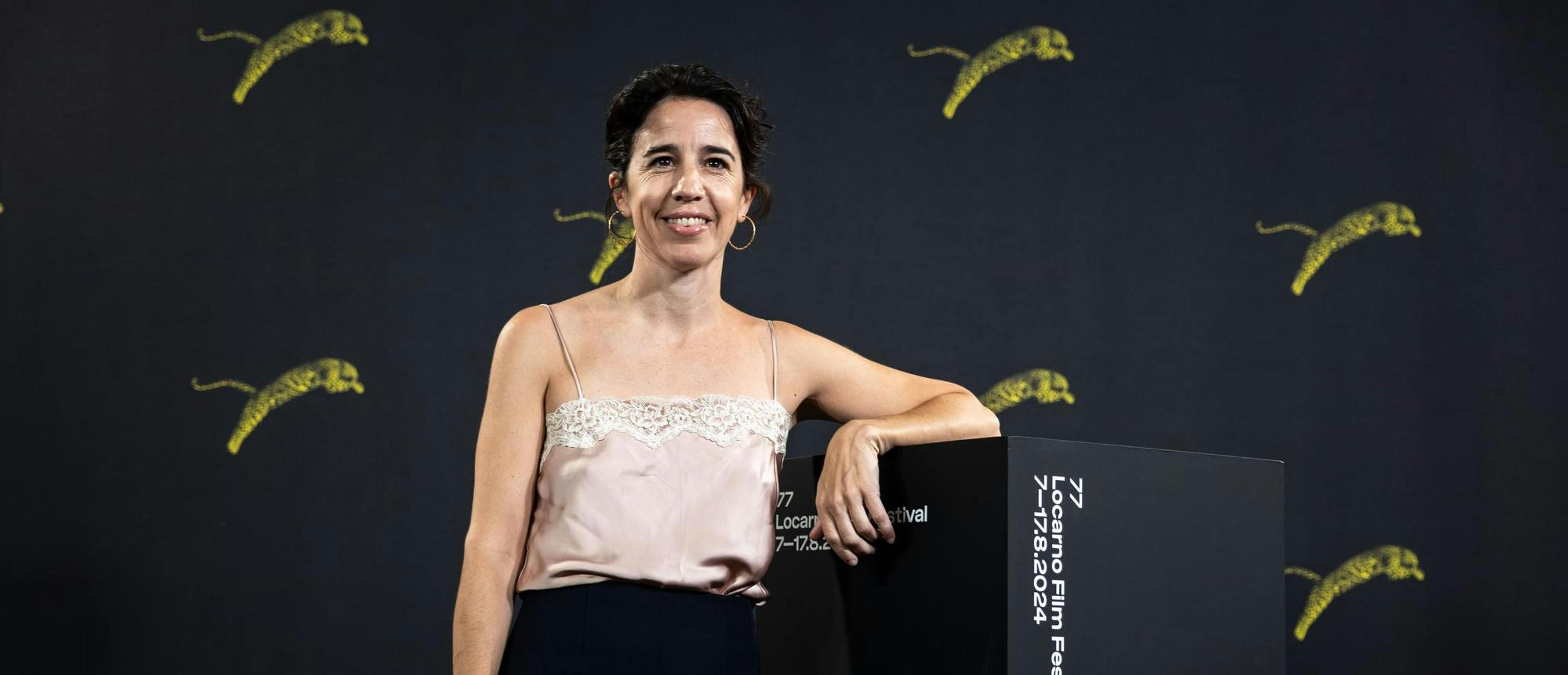 Mar Coll durante la presentación de 'Salve Maria' en Locarno