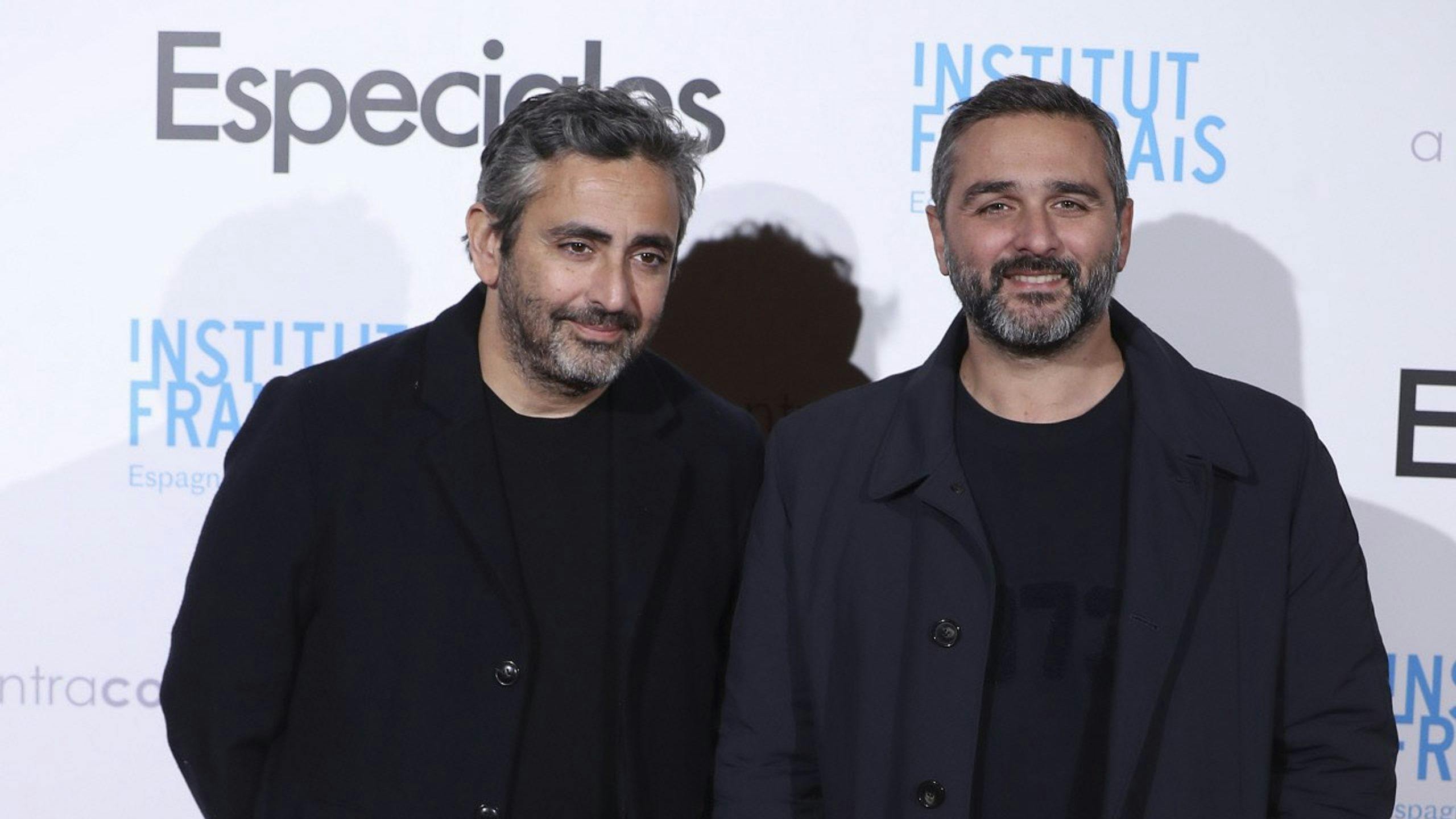 Éric Toledano y Olivier Nakache durante la presentación de 'Especiales' en el Institut Français de Madrid en 2020