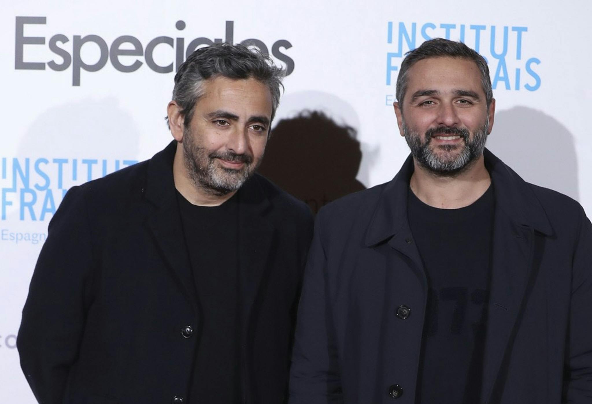 Éric Toledano y Olivier Nakache durante la presentación de 'Especiales' en el Institut Français de Madrid en 2020