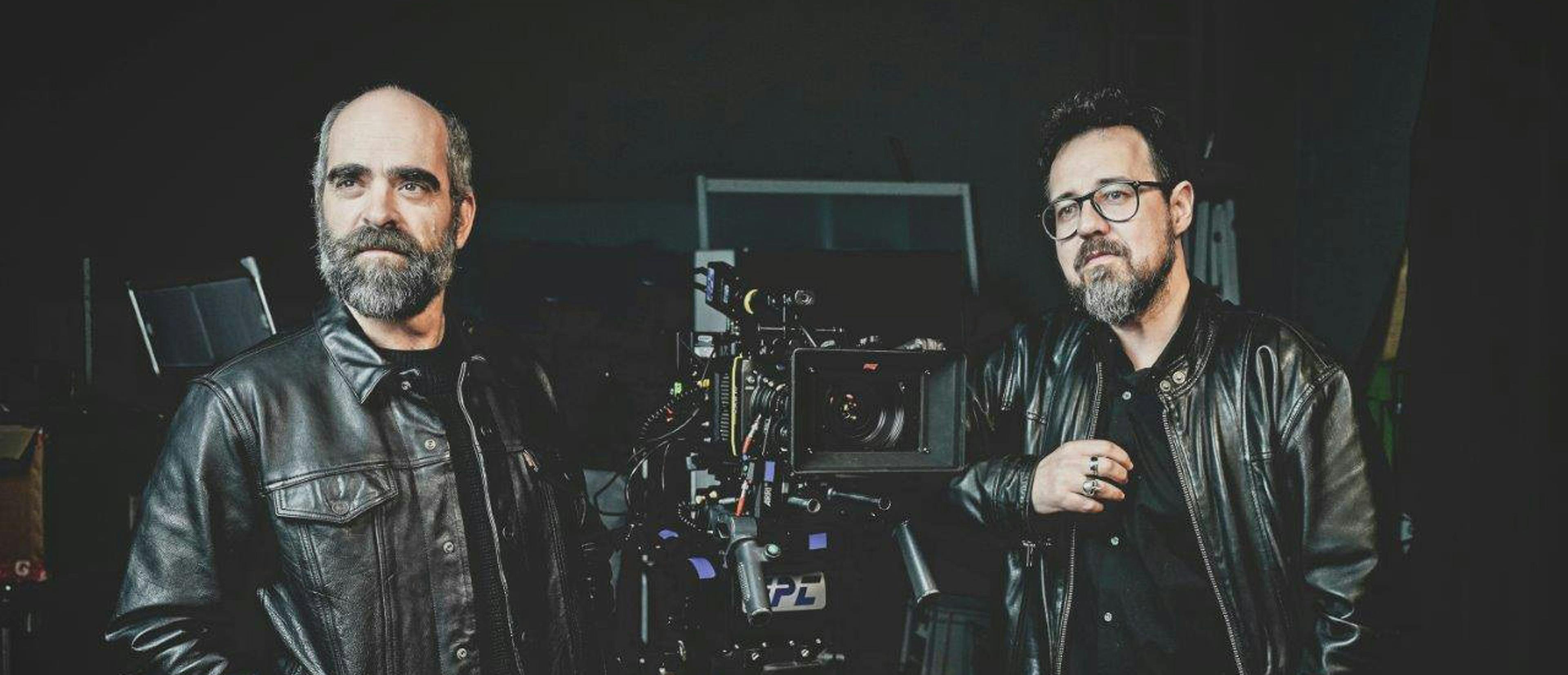El director Paco Plaza y el actor Luis Tosar, durante el anuncio del rodaje de 'Quien a hierro mata'