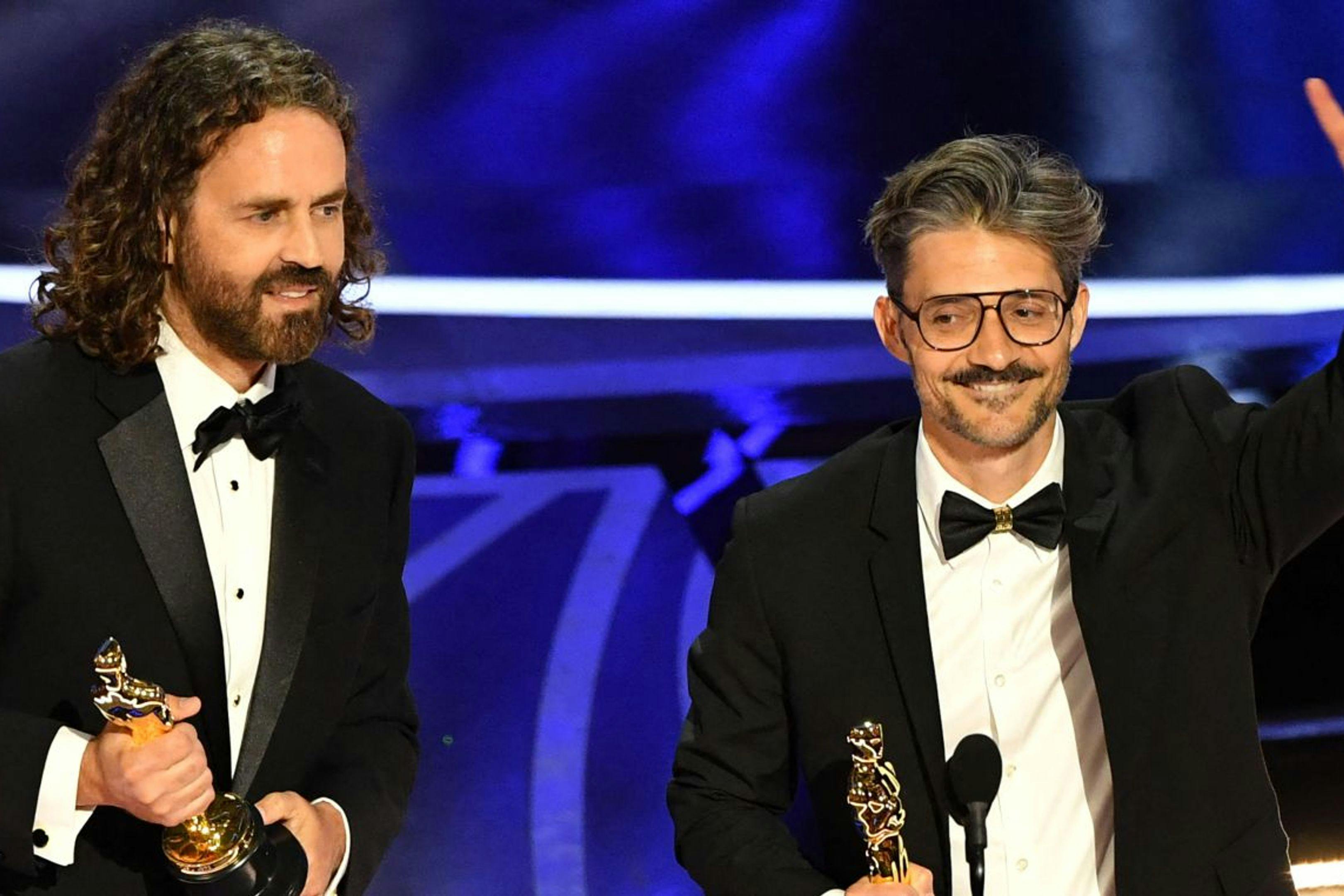 Leo Sánchez y Alberto Mielgo recogen el Oscar al Mejor Cortometraje de Animación