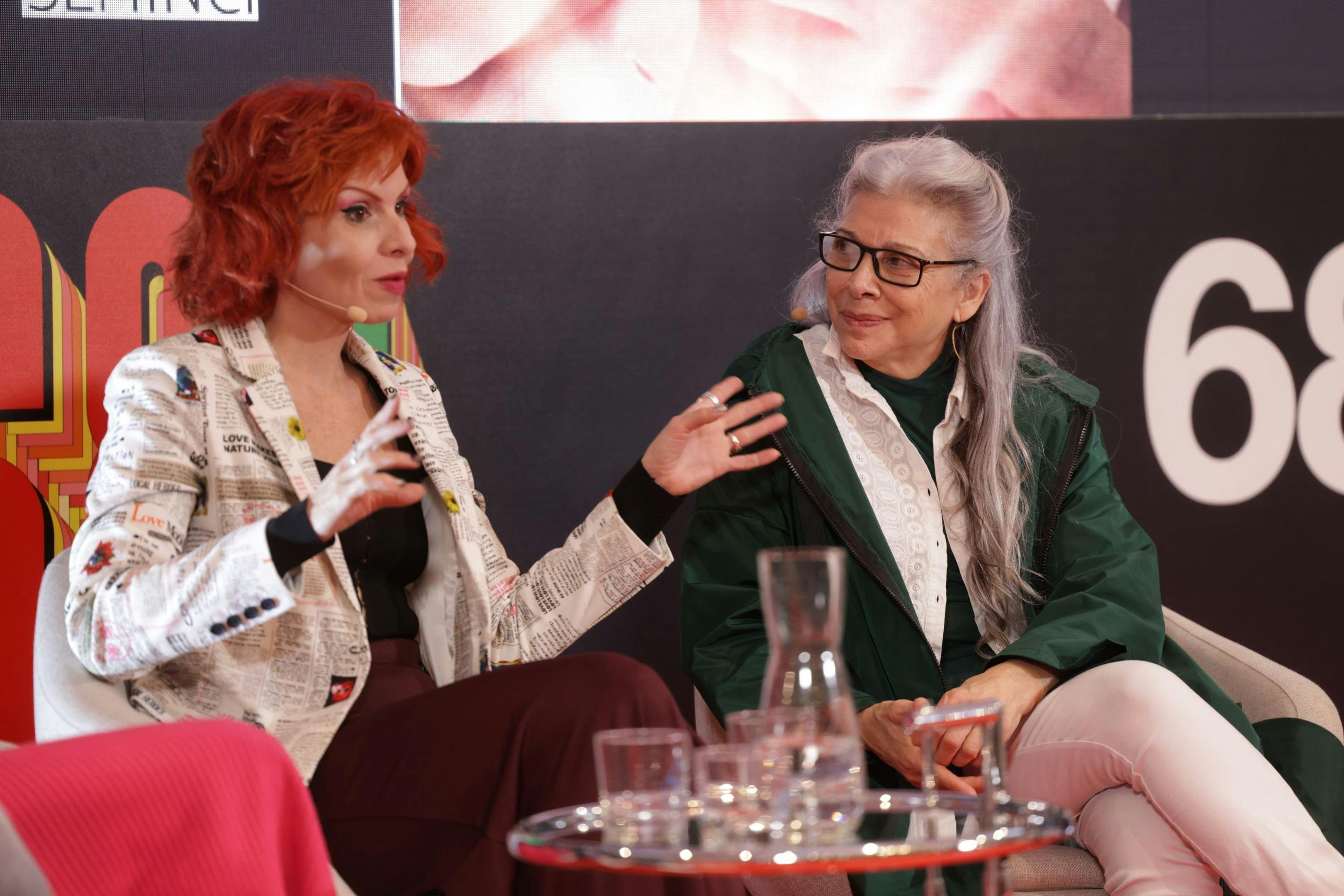 Patricia Ortega y Kiti Mánver en la presentación de 'Mamacruz' en la Seminci 2023