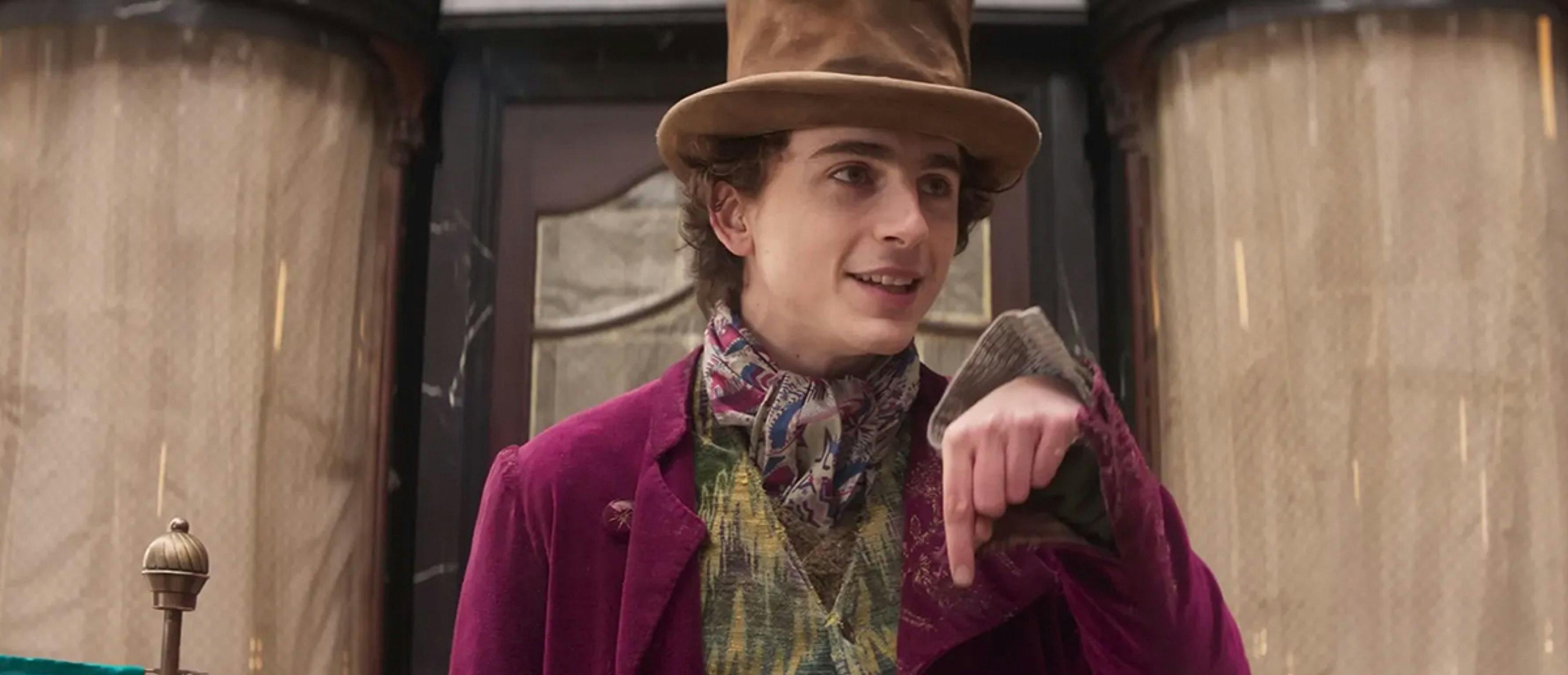 El actor Timothée Chalamet, en una imagen promocional de la película 'Wonka'